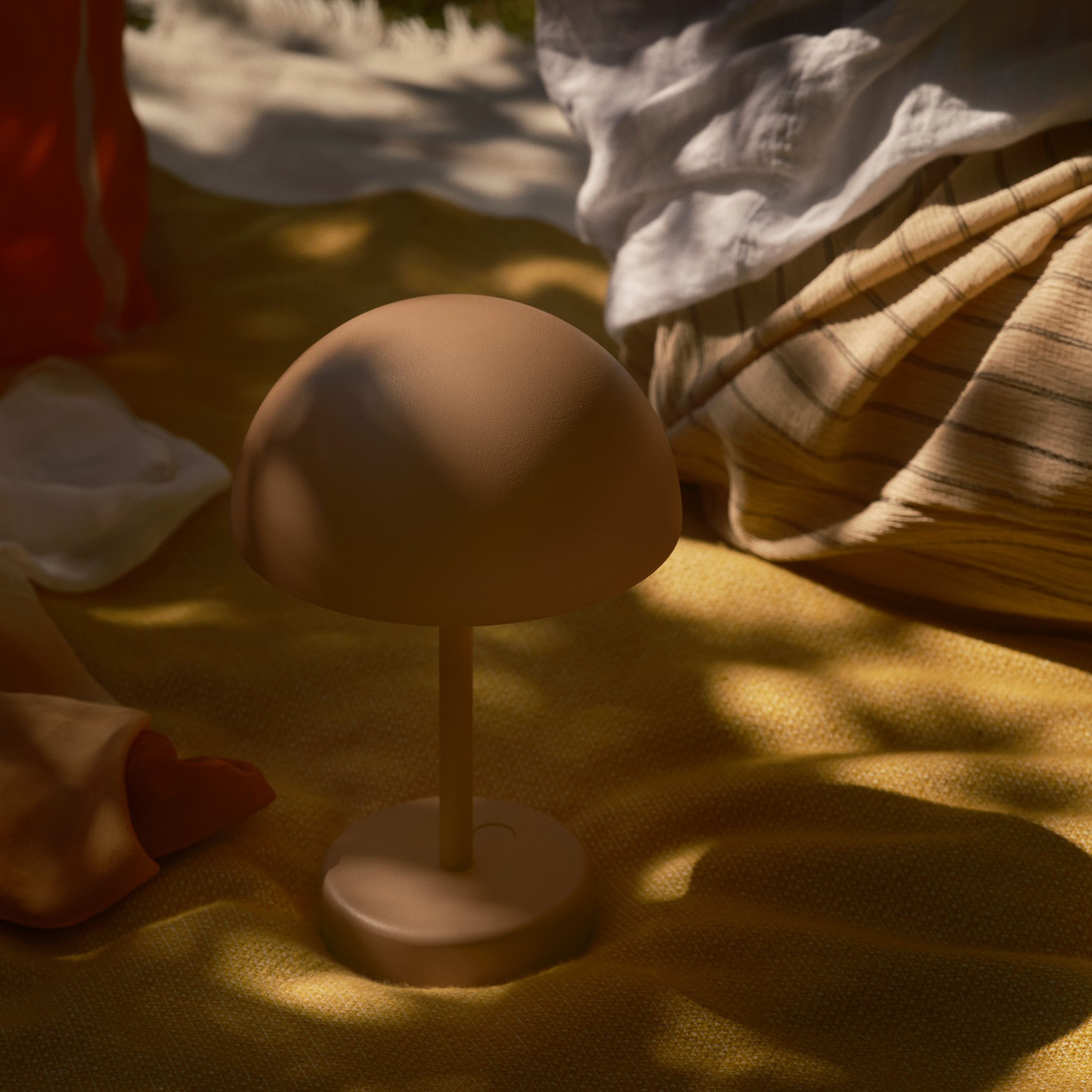 Nordlux Ellen To-Go Portabel Bordlampe Brun 25cm