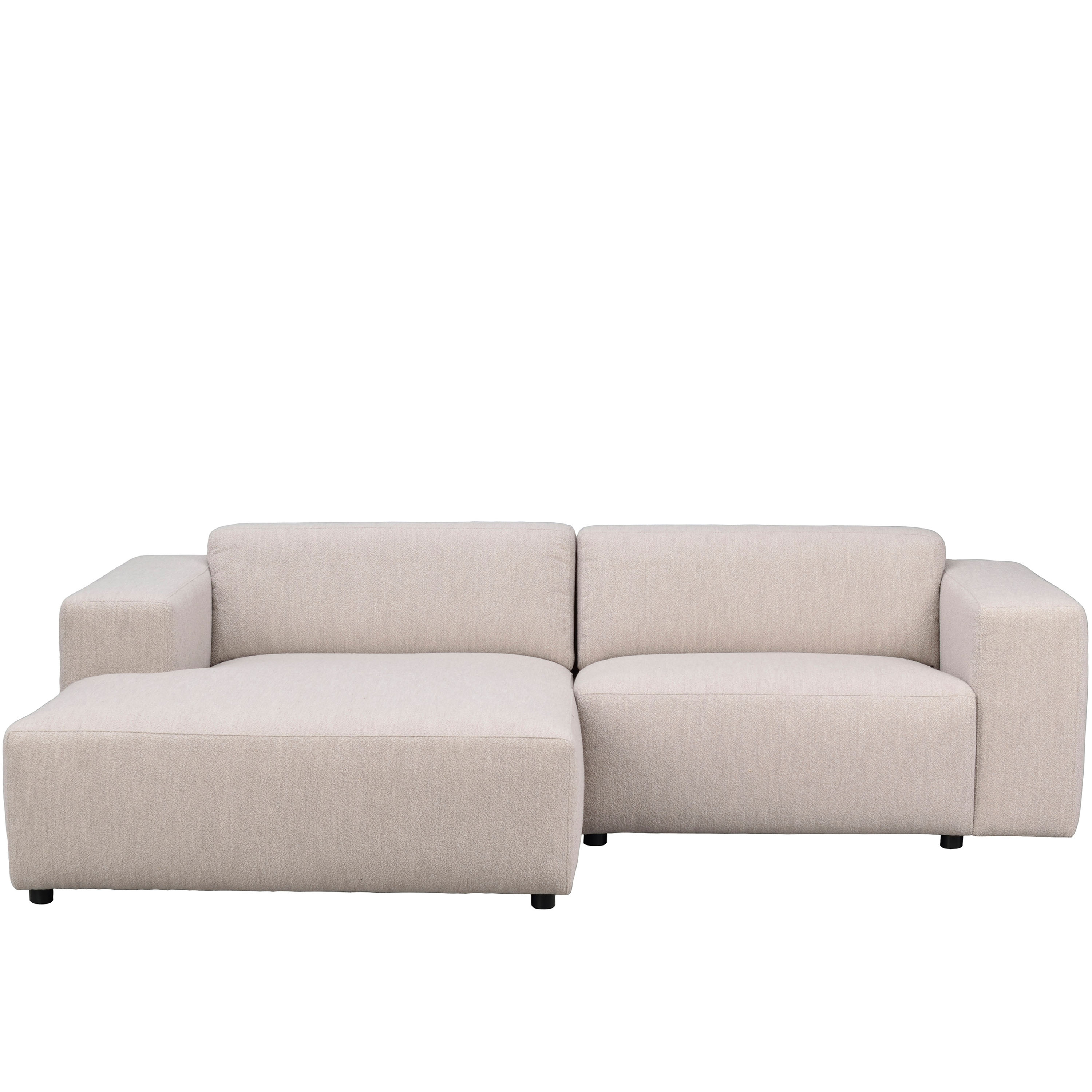 Willard 3-sits Soffa Schäslong Vänster Ljusbeige