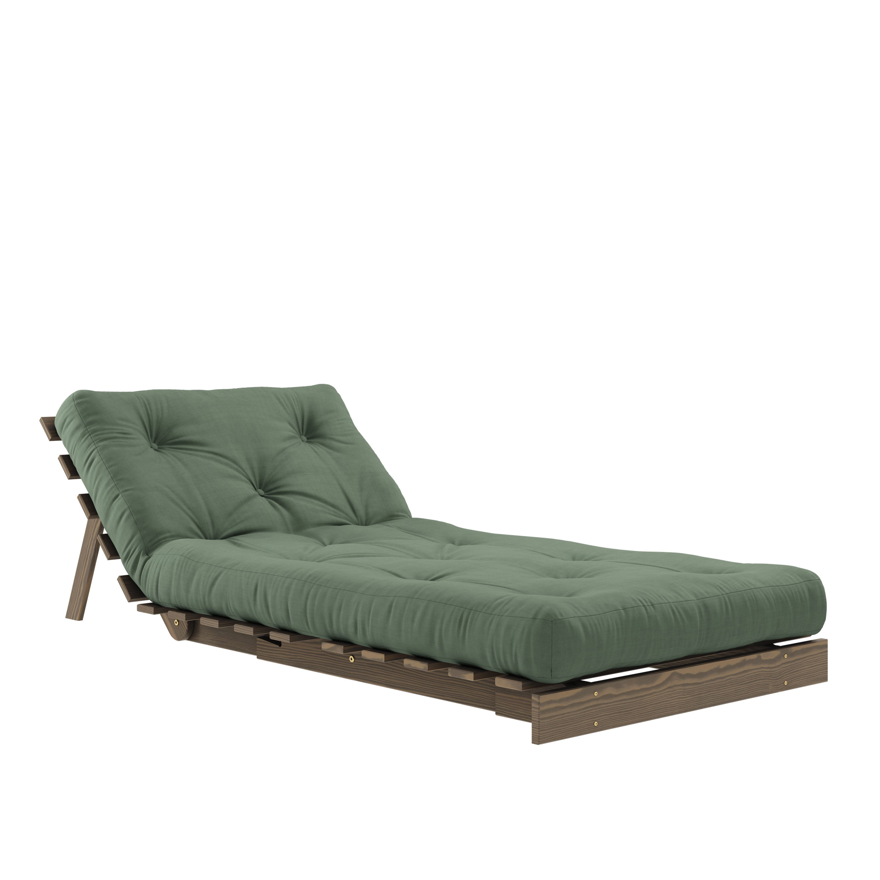 Karup Design Roots Nojatuoli Ruskea/Olive Green 90cm