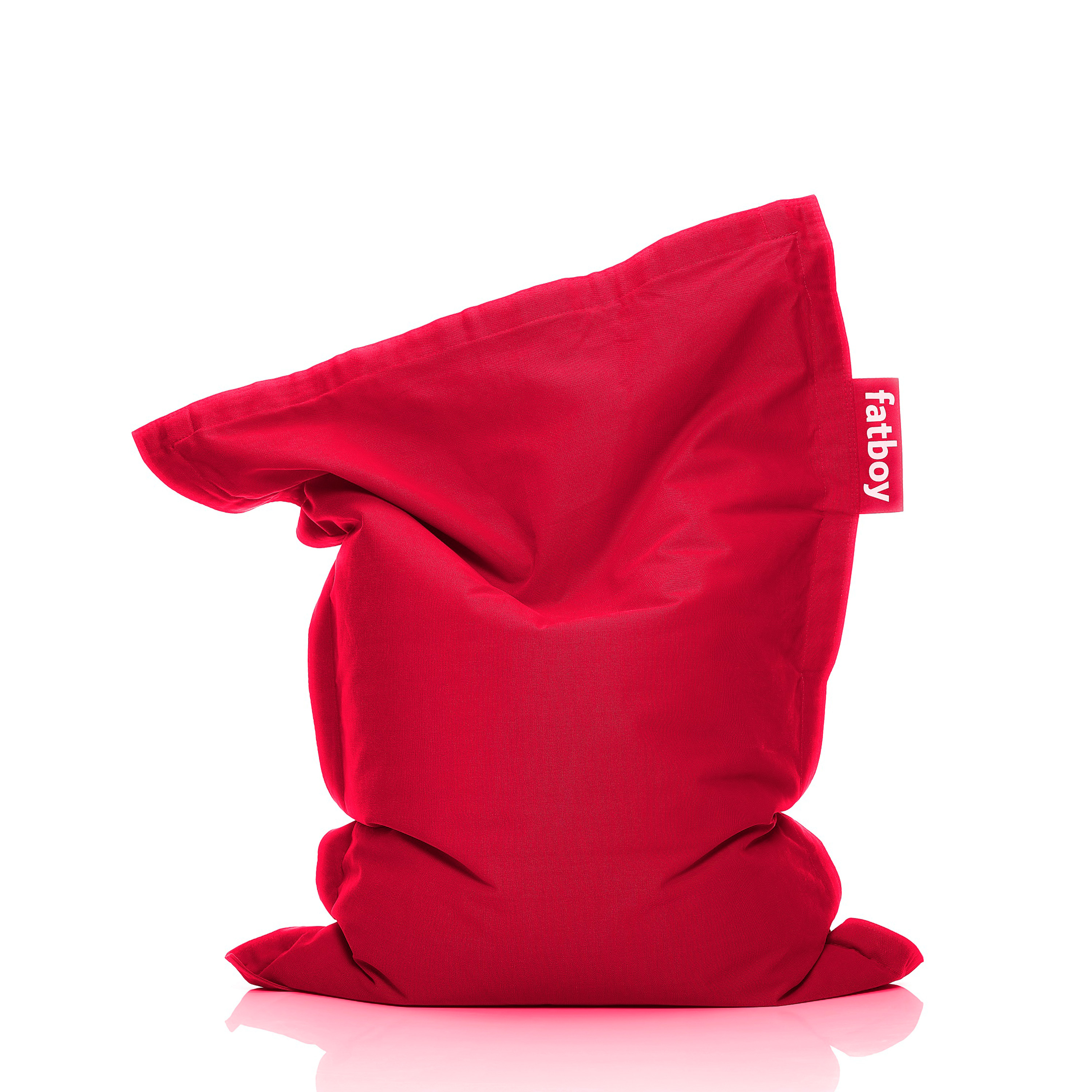 Fatboy - Junior Stonewashed Puffi Punainen Musta - 100% bomull - Lasten sohvat ja nojatuolit