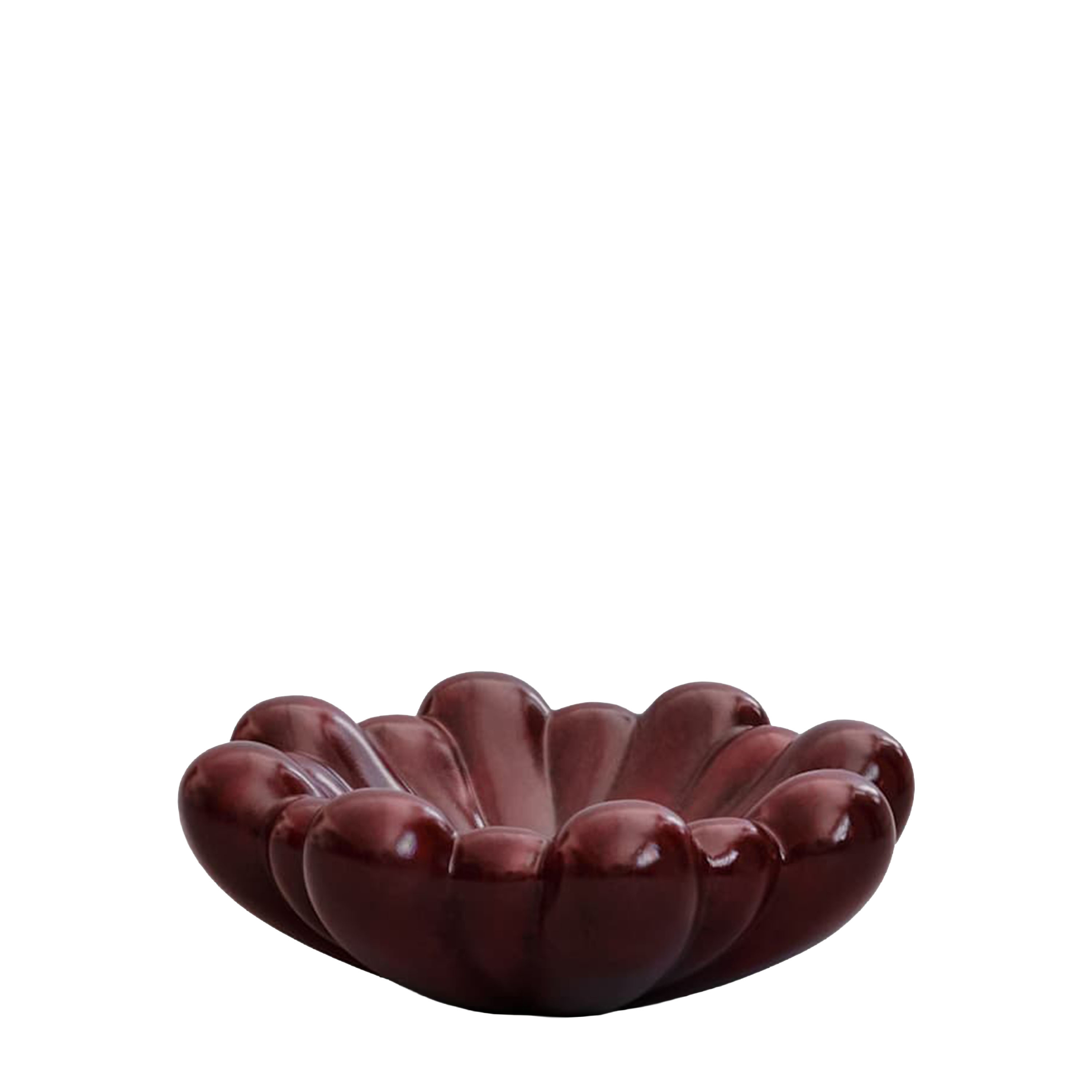 Bloom Skål Maroon Medio