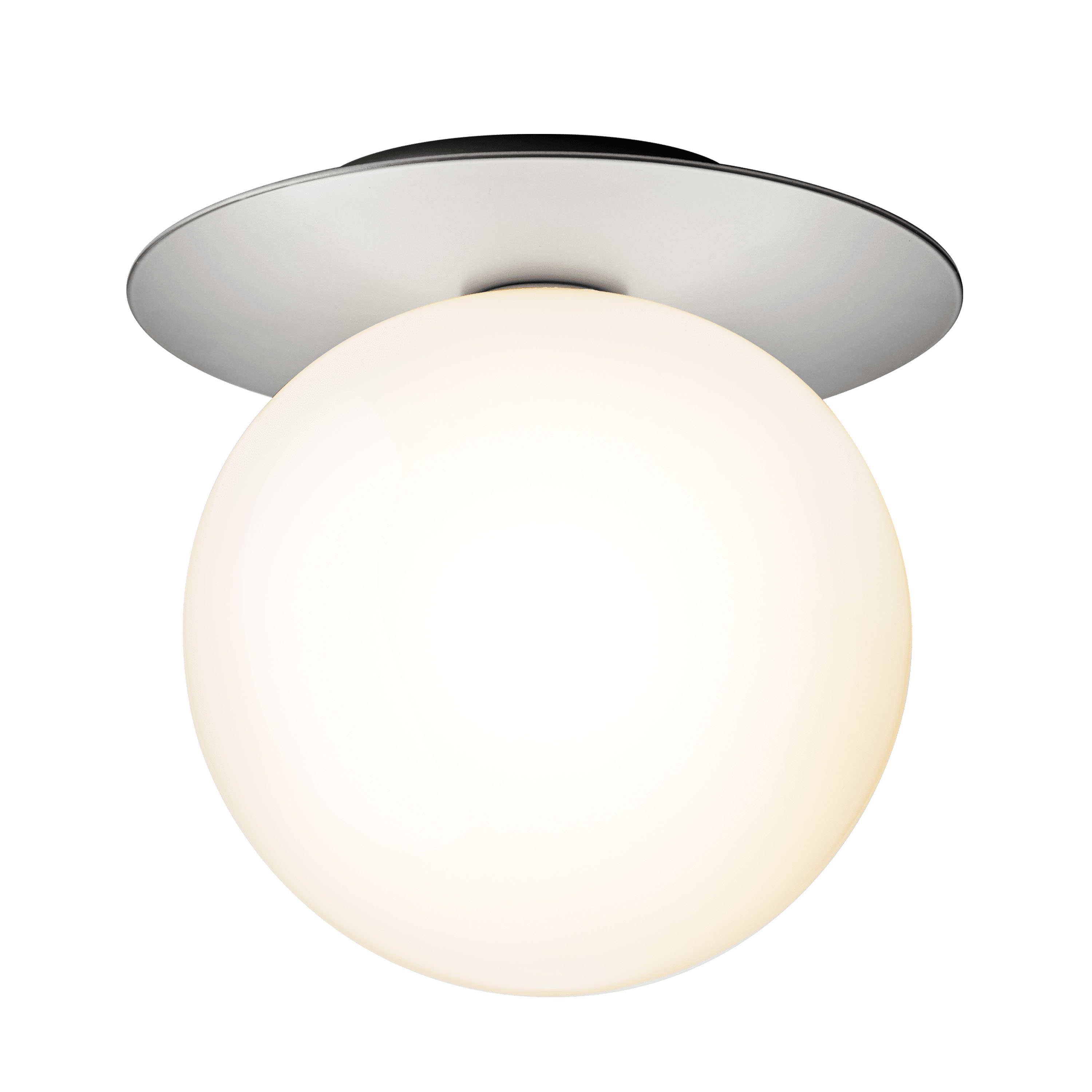 Nuura Liila 1 Vägg-/taklampa Light Silver/Opal Large