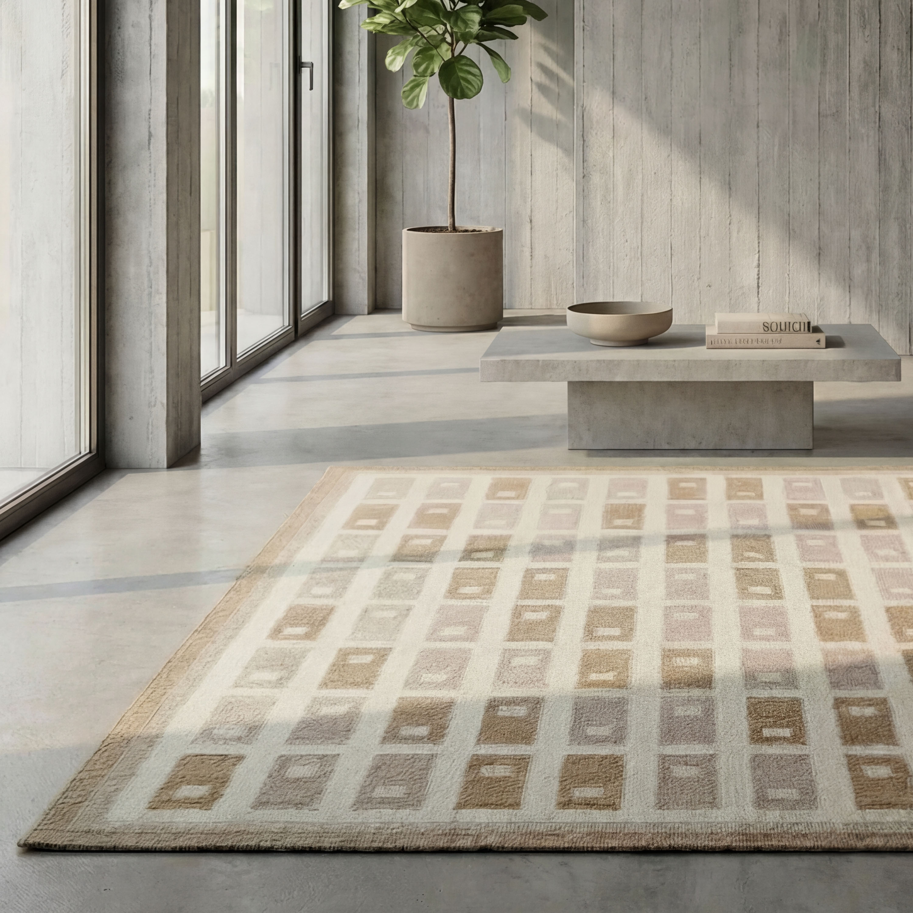 Classic Collection Fyrbo Ullteppe Beige 200x300