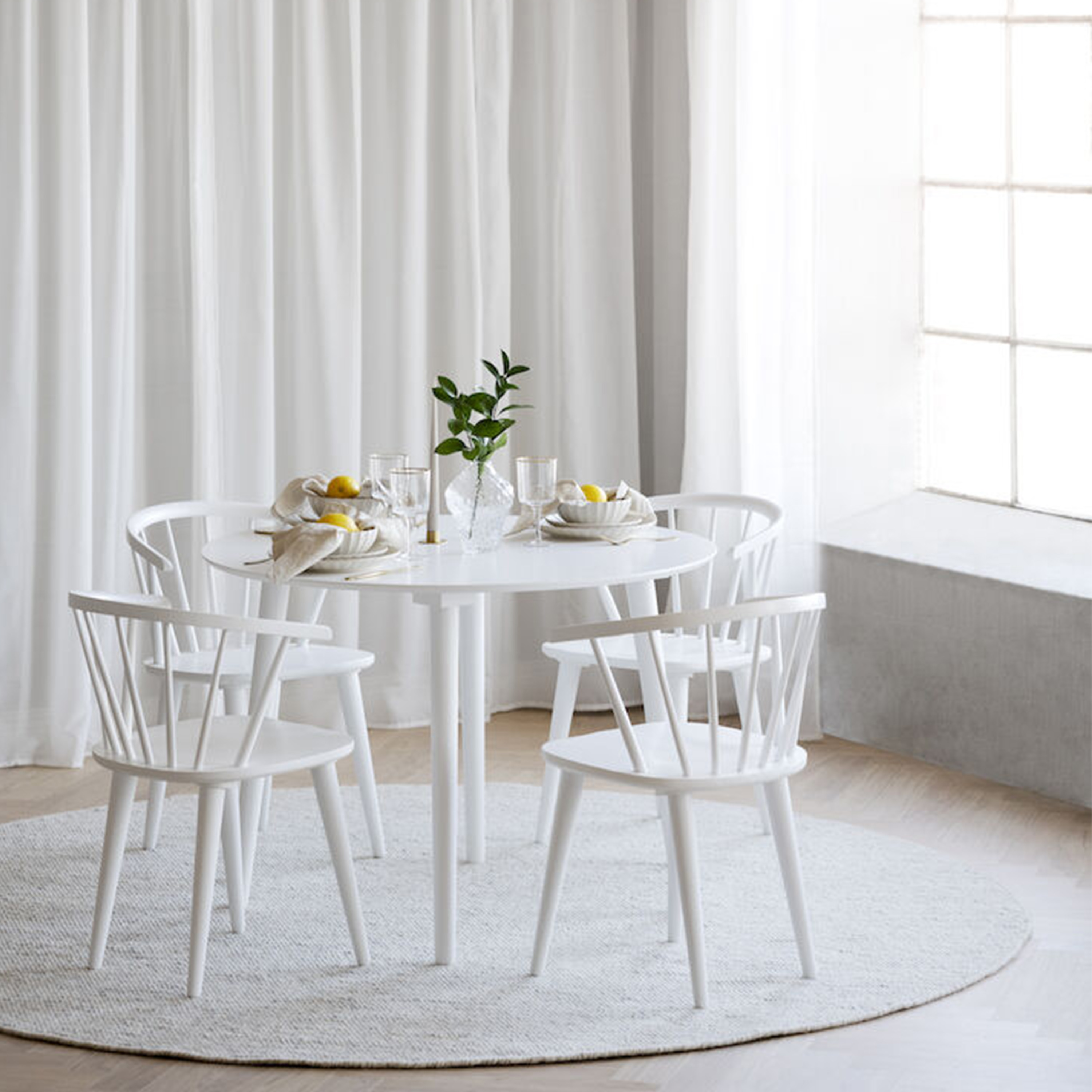 Rowico Home Carmen Matstol Vit