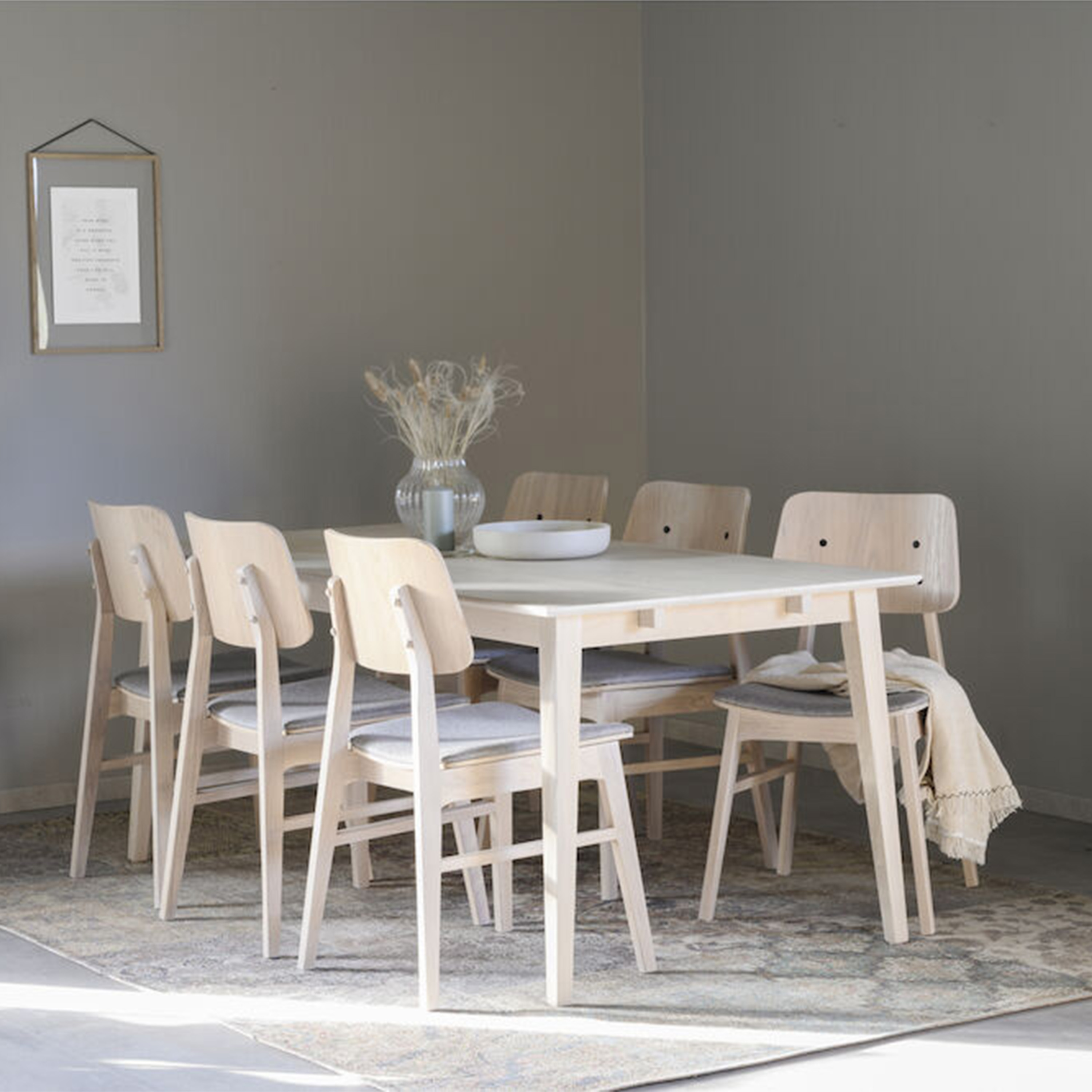 Rowico Home Filippa Matbord Vitpigmenterad 180cm