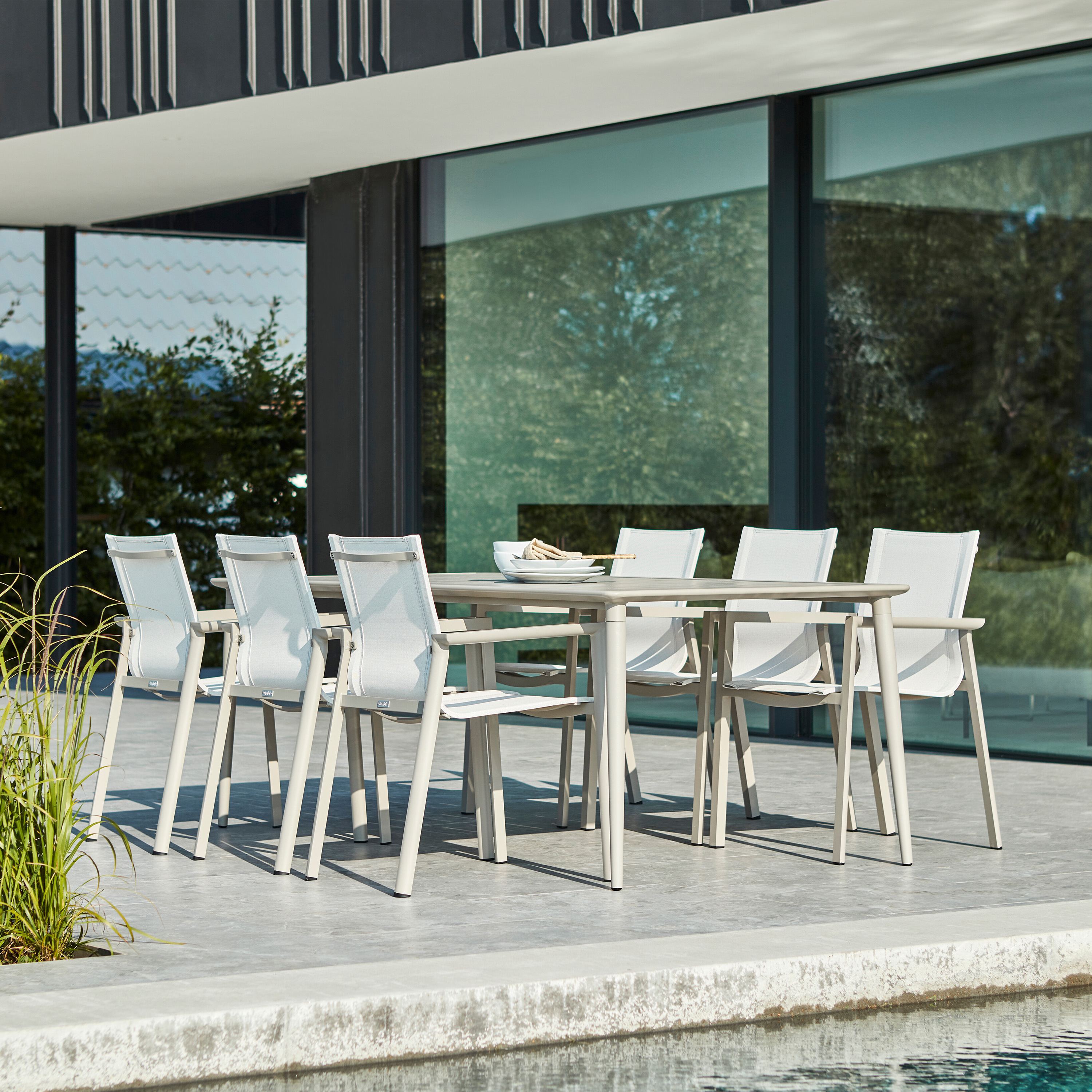 Brafab Nimes Matbord Khaki 200x98cm