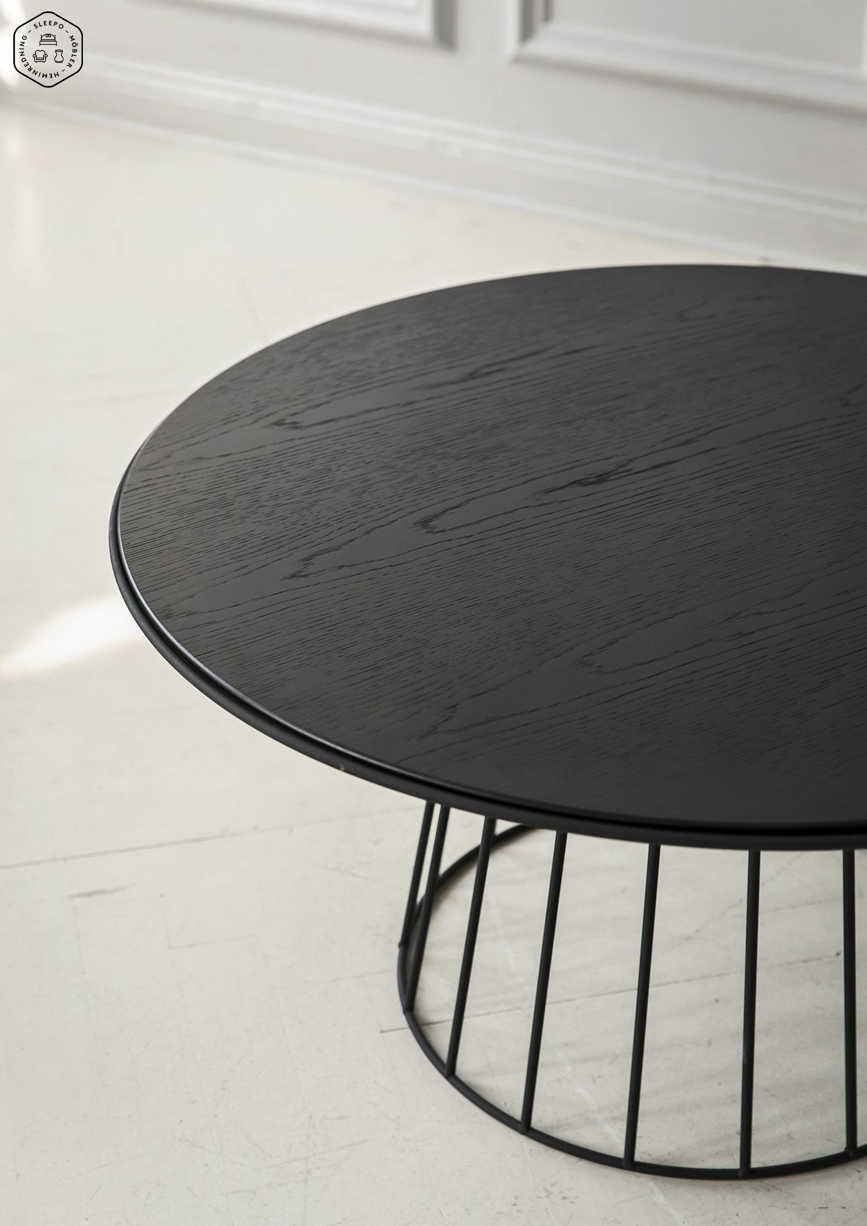 Nordic Home Mika Soffbord Svart 90cm