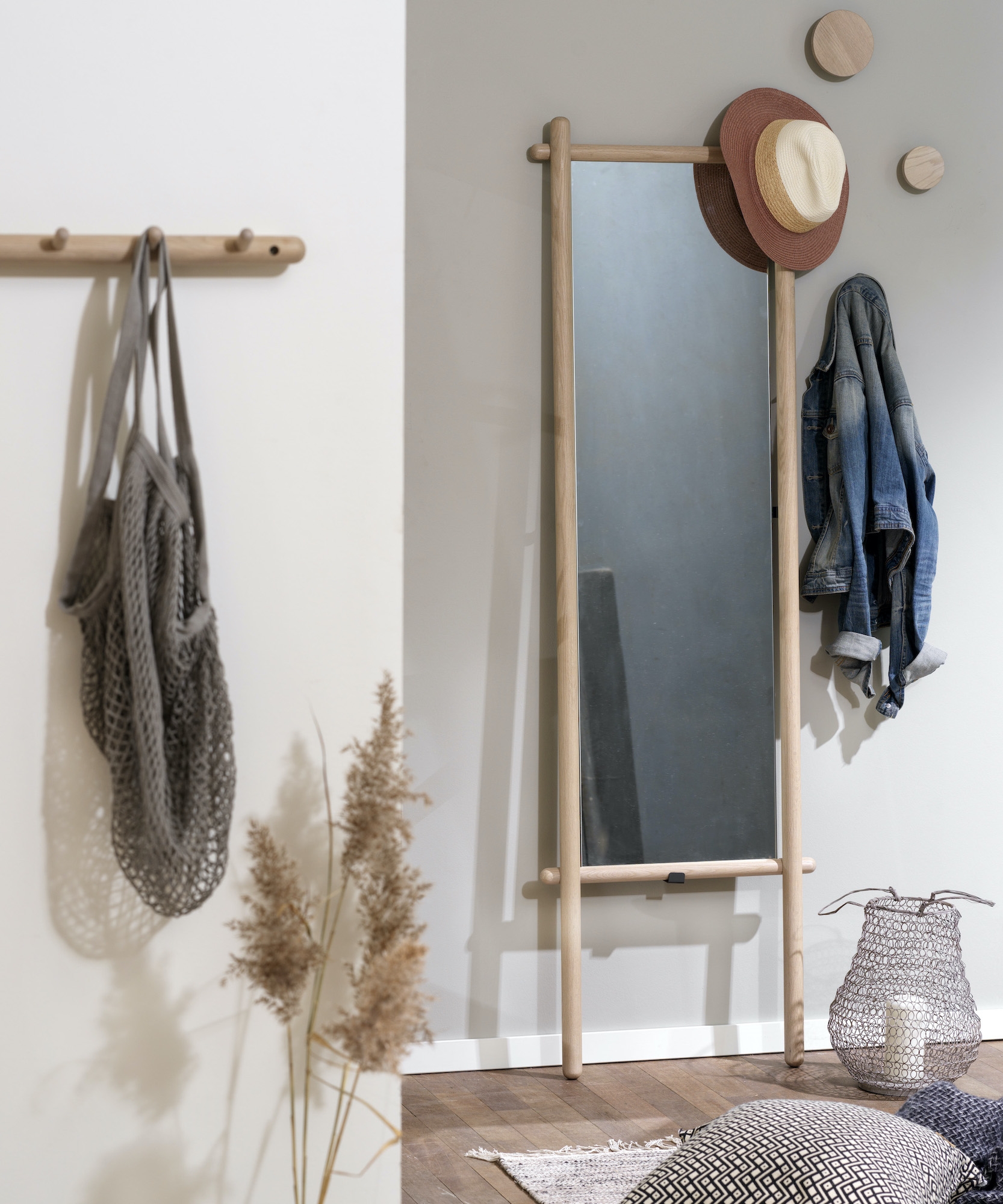 Rowico Home Milford Kroklist Vitpigmenterad 80cm