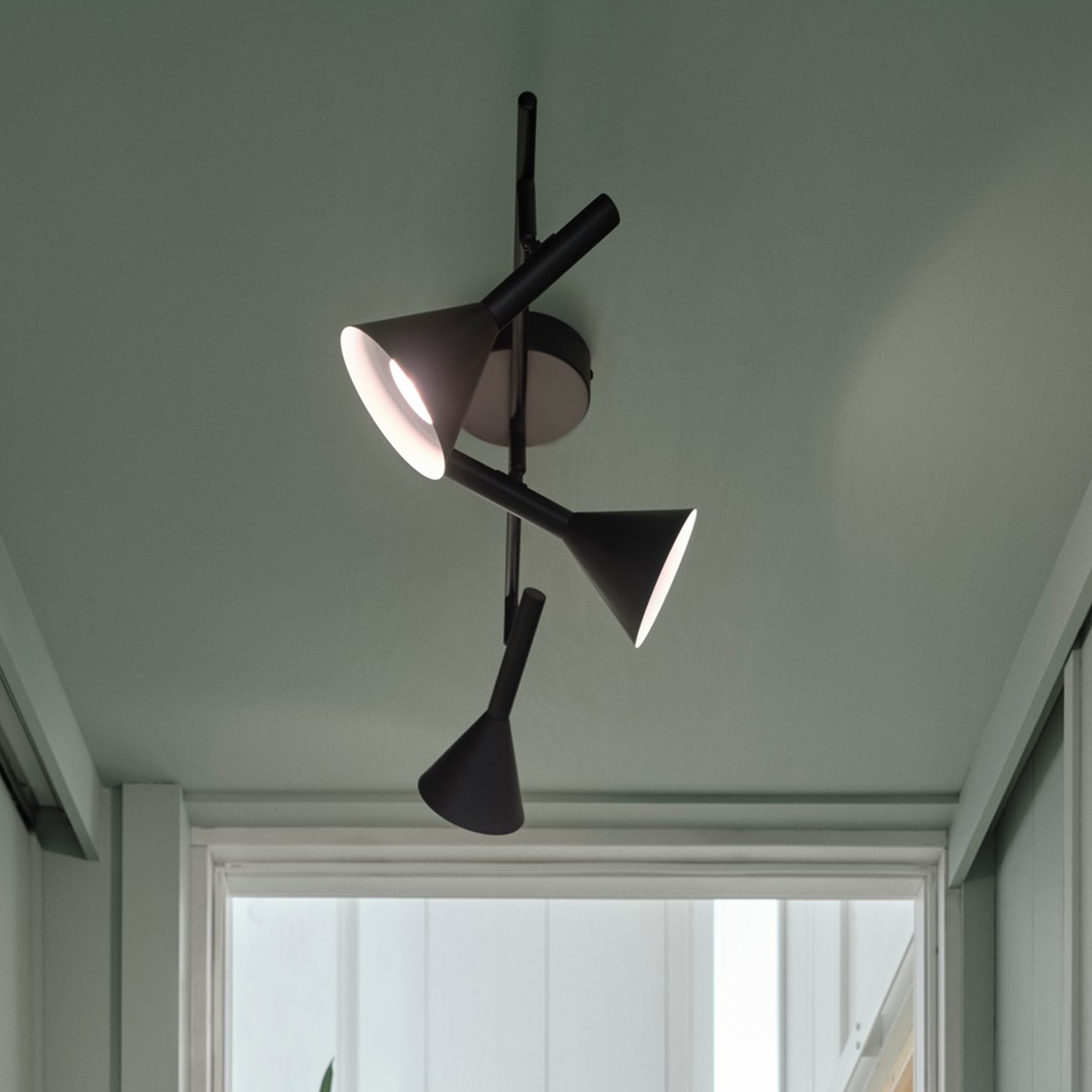 Nordlux Kelvis 3-Spot Taklampe Svart