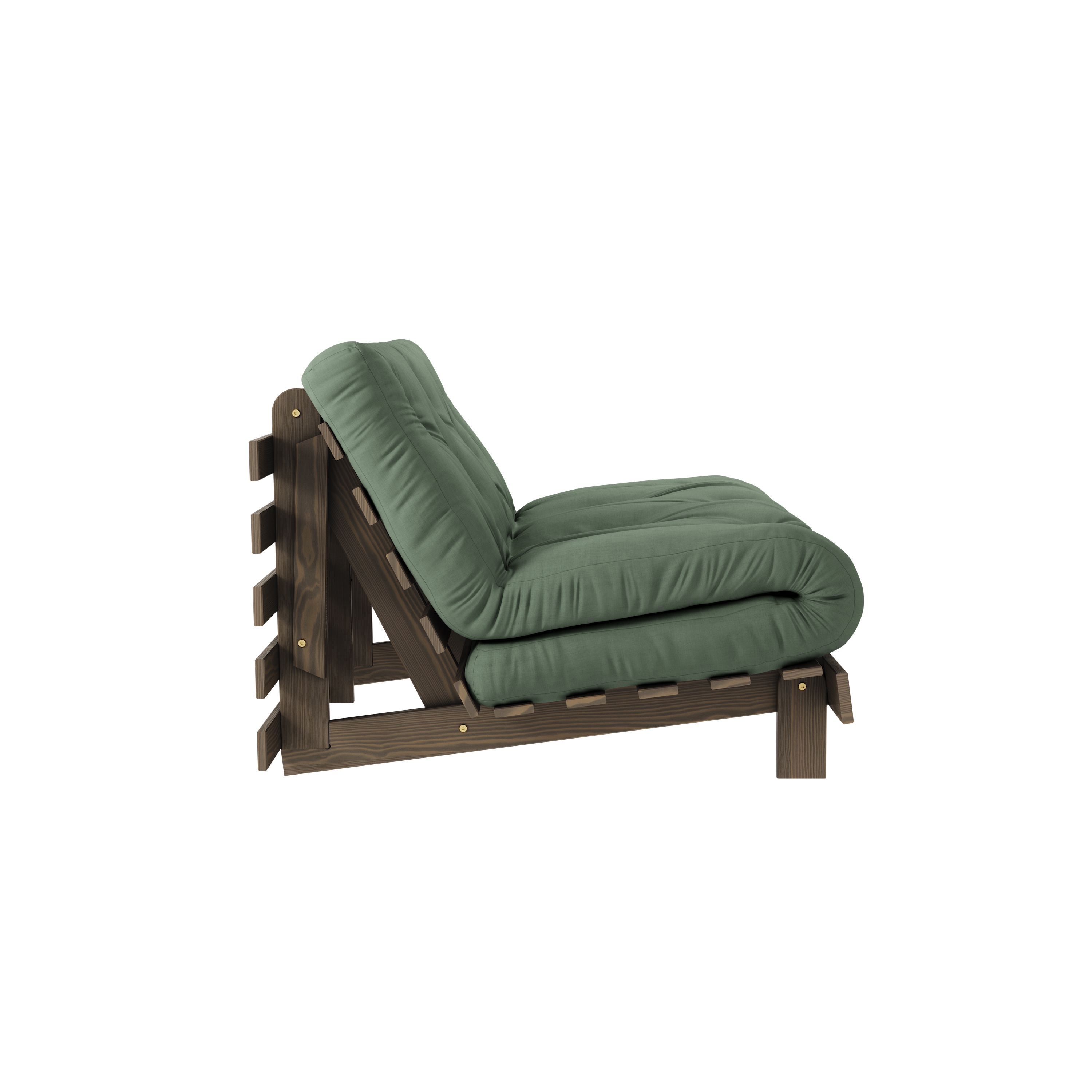 Karup Design Roots Sovesofa Brun/Olive Green 140cm