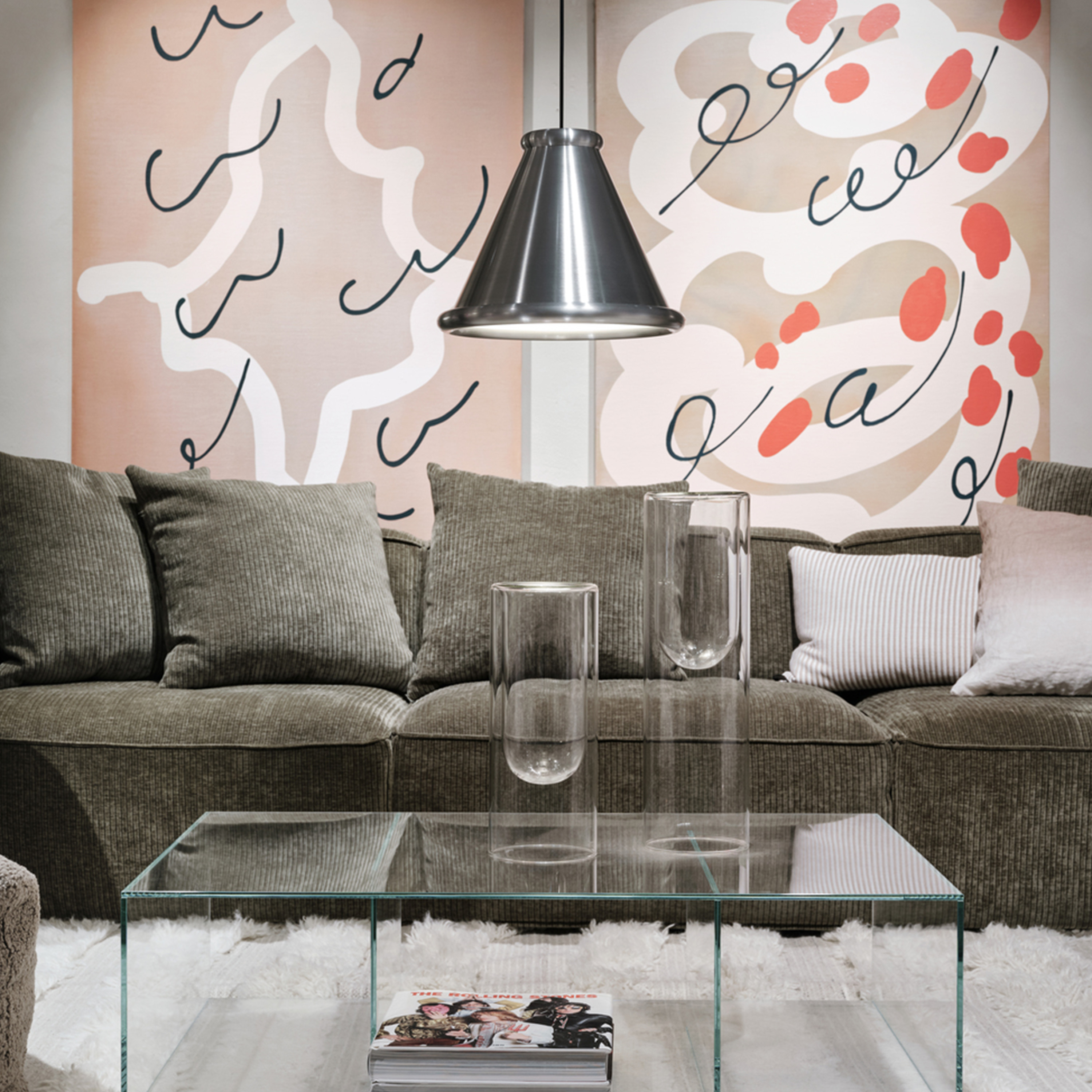 Belid Belle Taklampe Slipt Aluminium Ø36