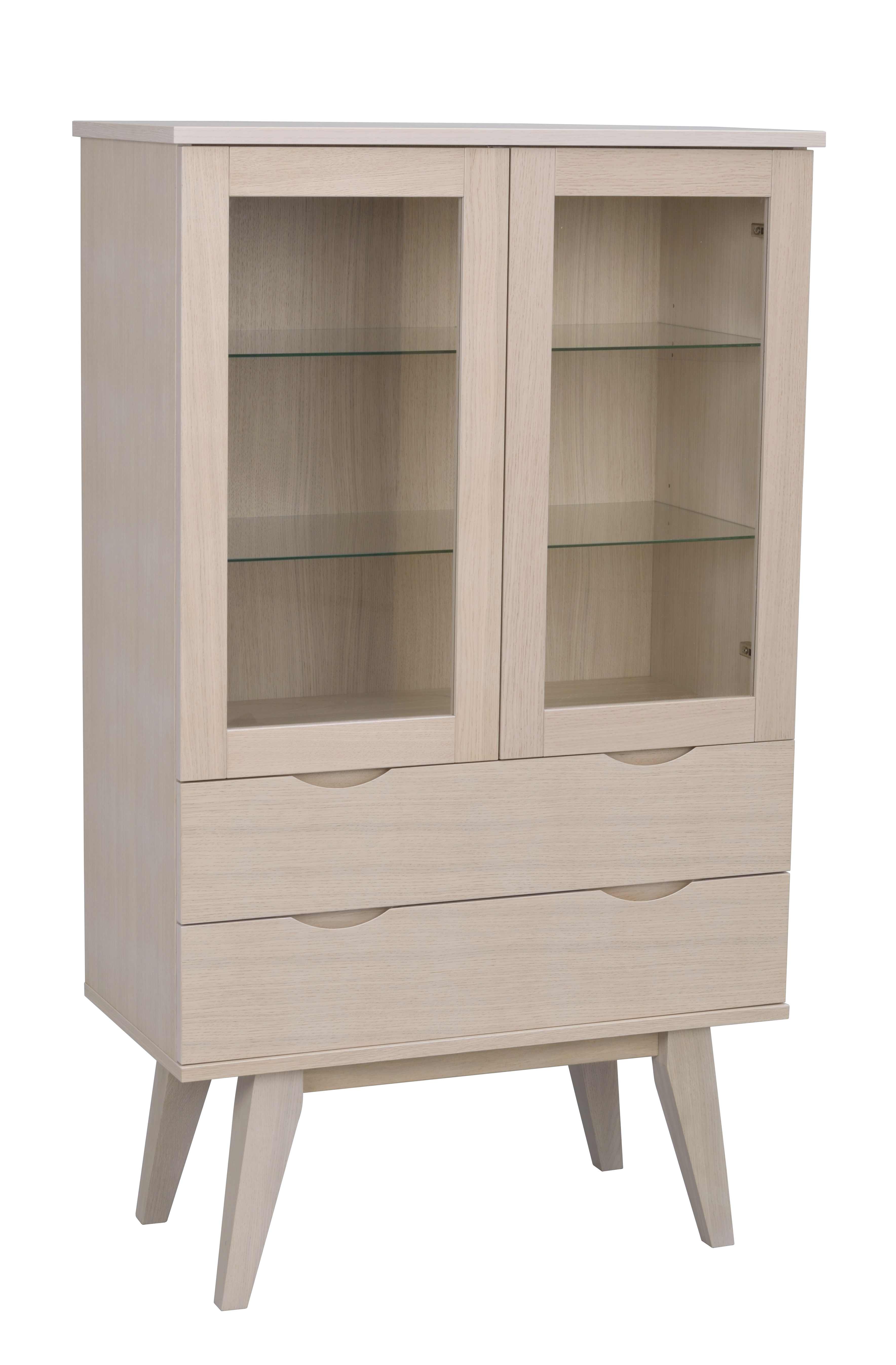 Rowico Home - Filippa Vitrinskåp Vitpigmenterad 140cm