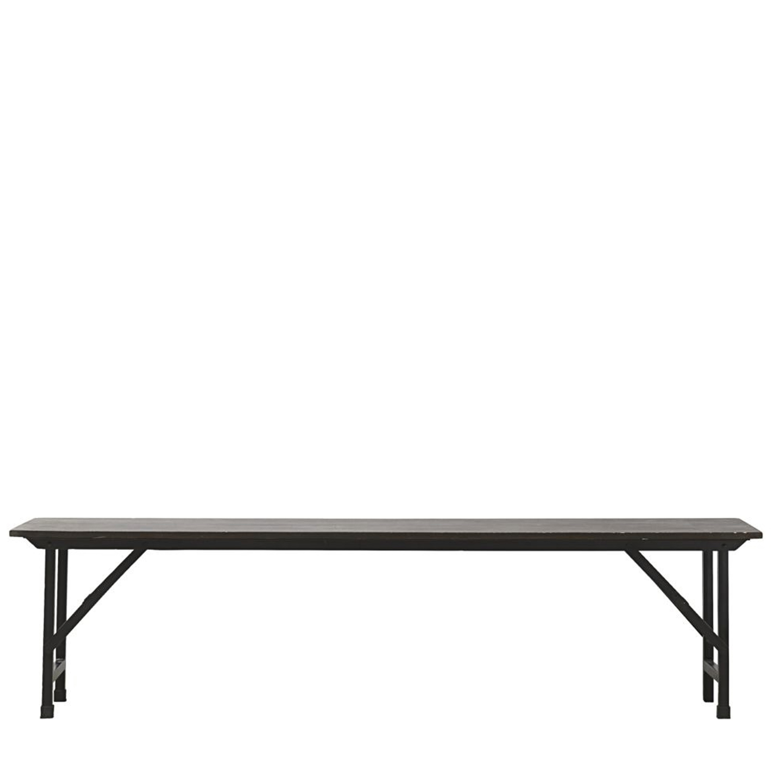 Party Bänk Hopfällbar Svart 180cm