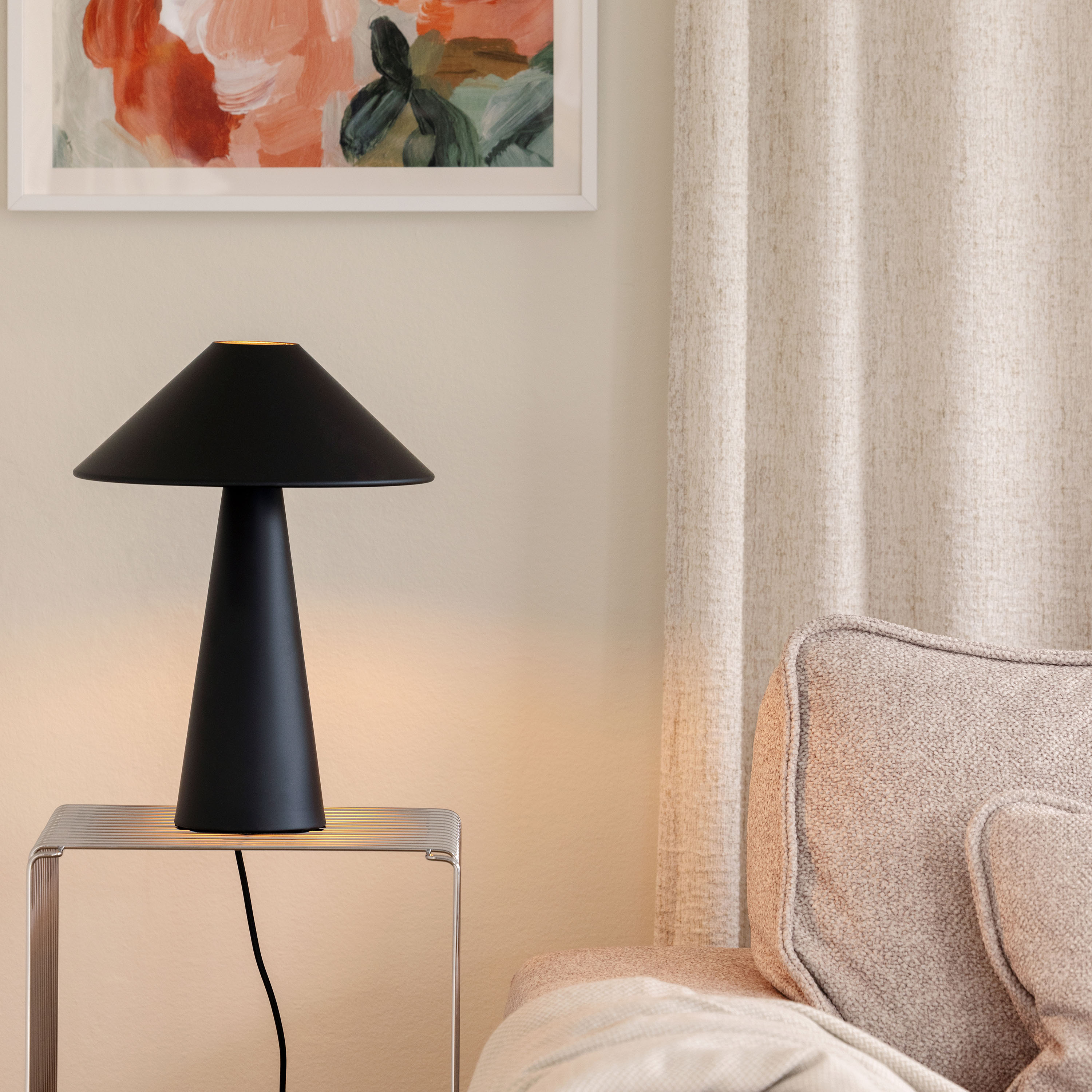 Globen Lighting Cannes Tischlampe Schwarz