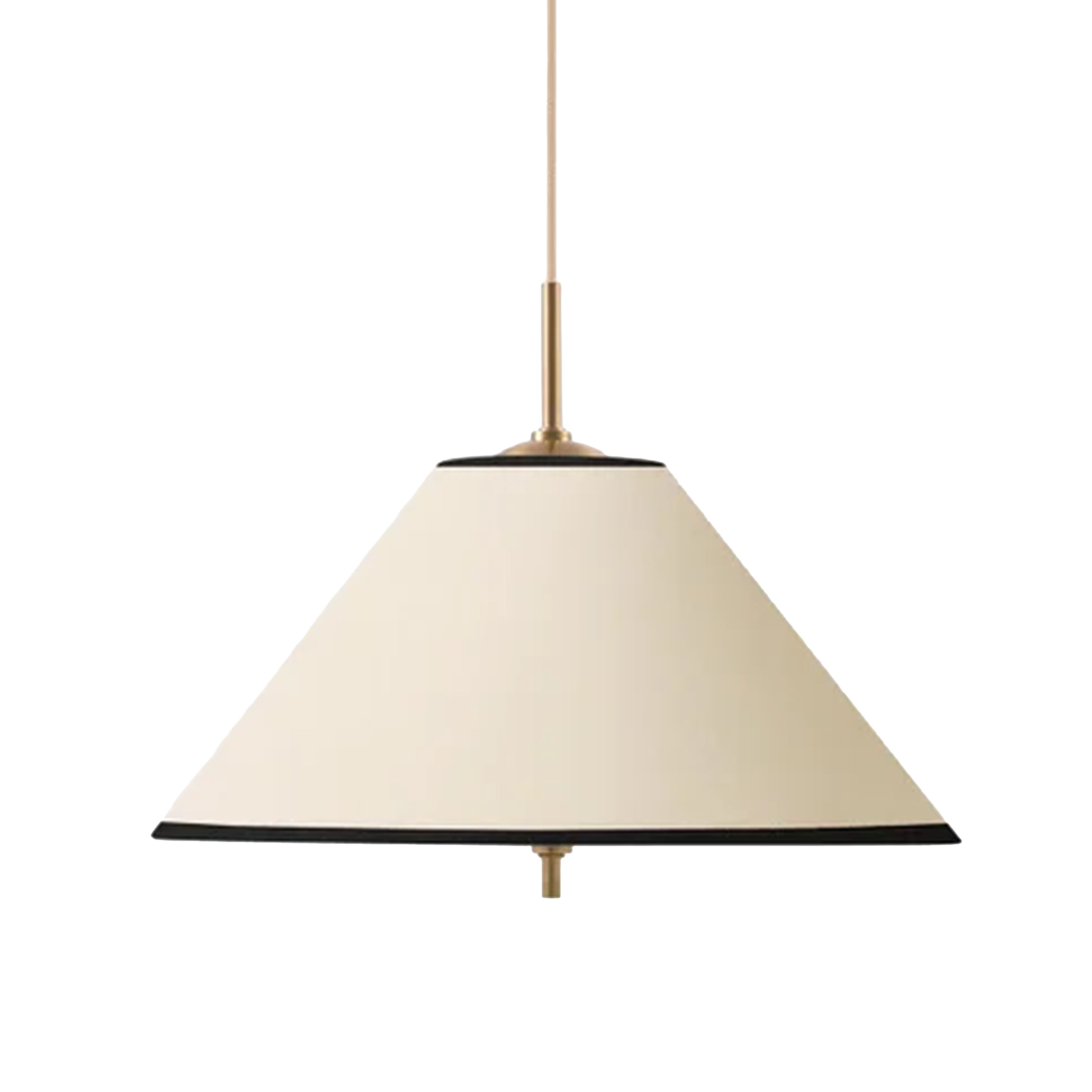 Iris Taklampe Creme/Noir Ø50