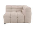 Billie 1-sits Soffmodul Höger Armstöd Beige Bouclé 118cm