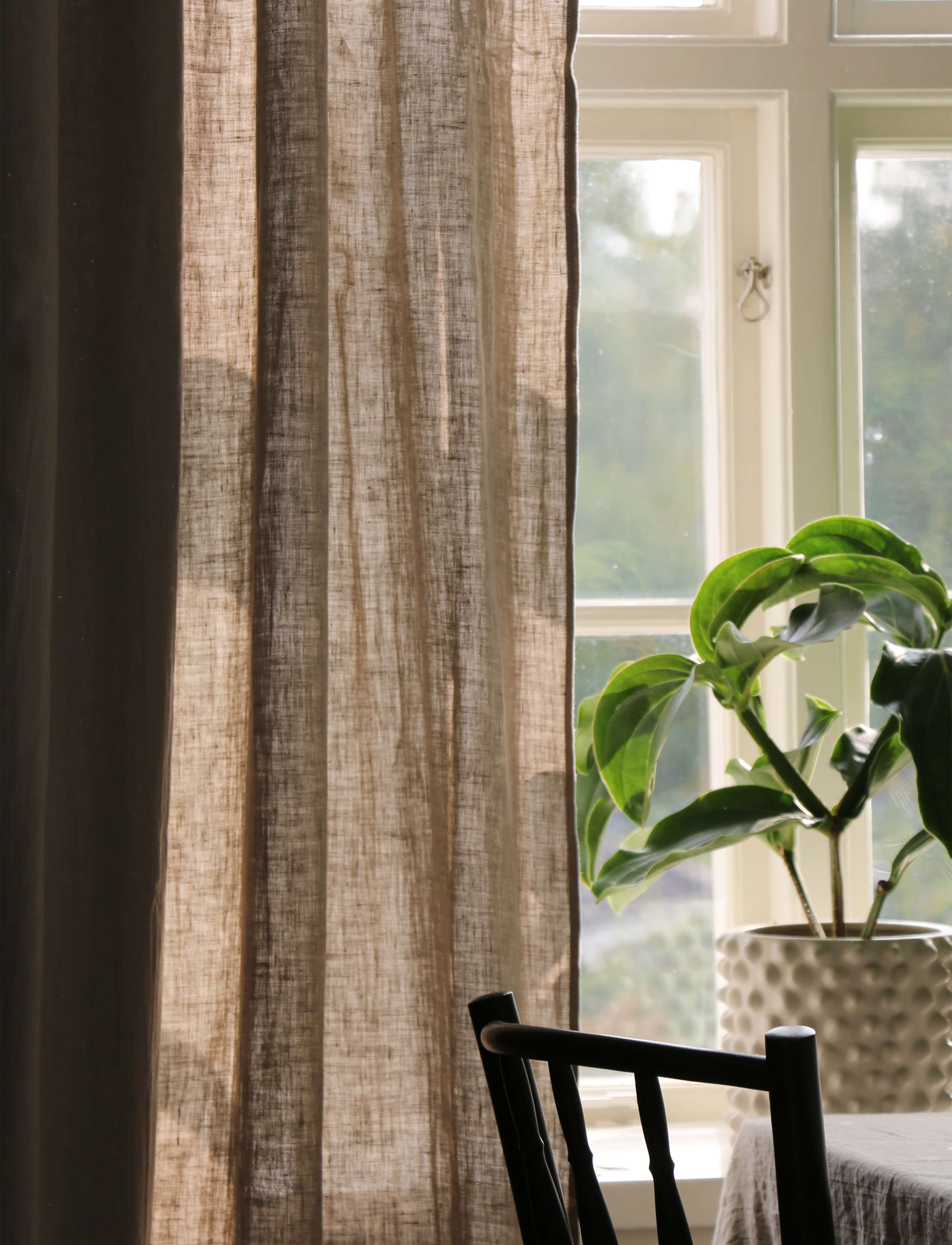 Himla Sunshine Gardinlängd Linne Natural 250cm