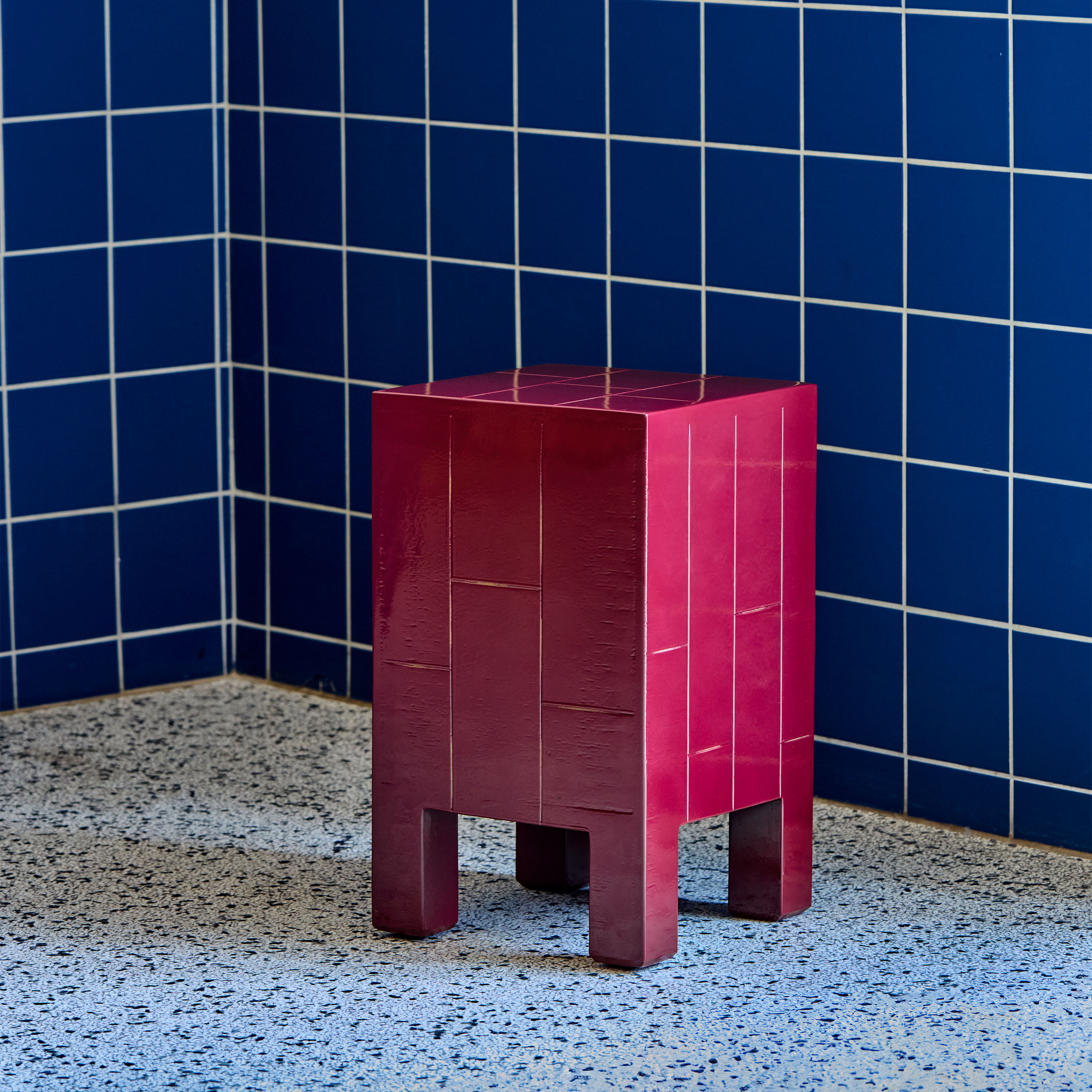 House Doctor Brick Sivupöytä Red 30x50