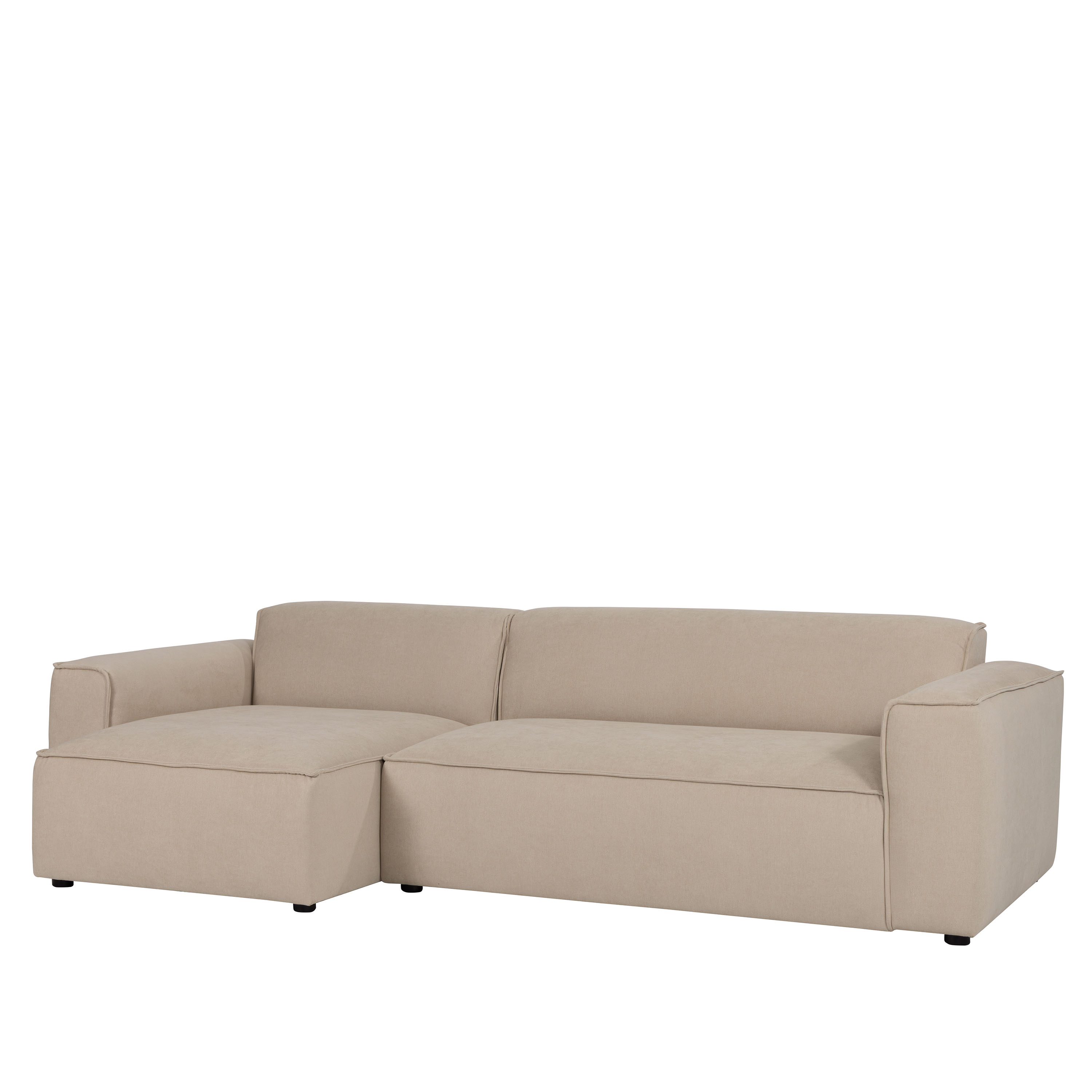 Sleepo Collection Bobbie 3-seter Sjeselongsofa Venstre Beige 279 cm