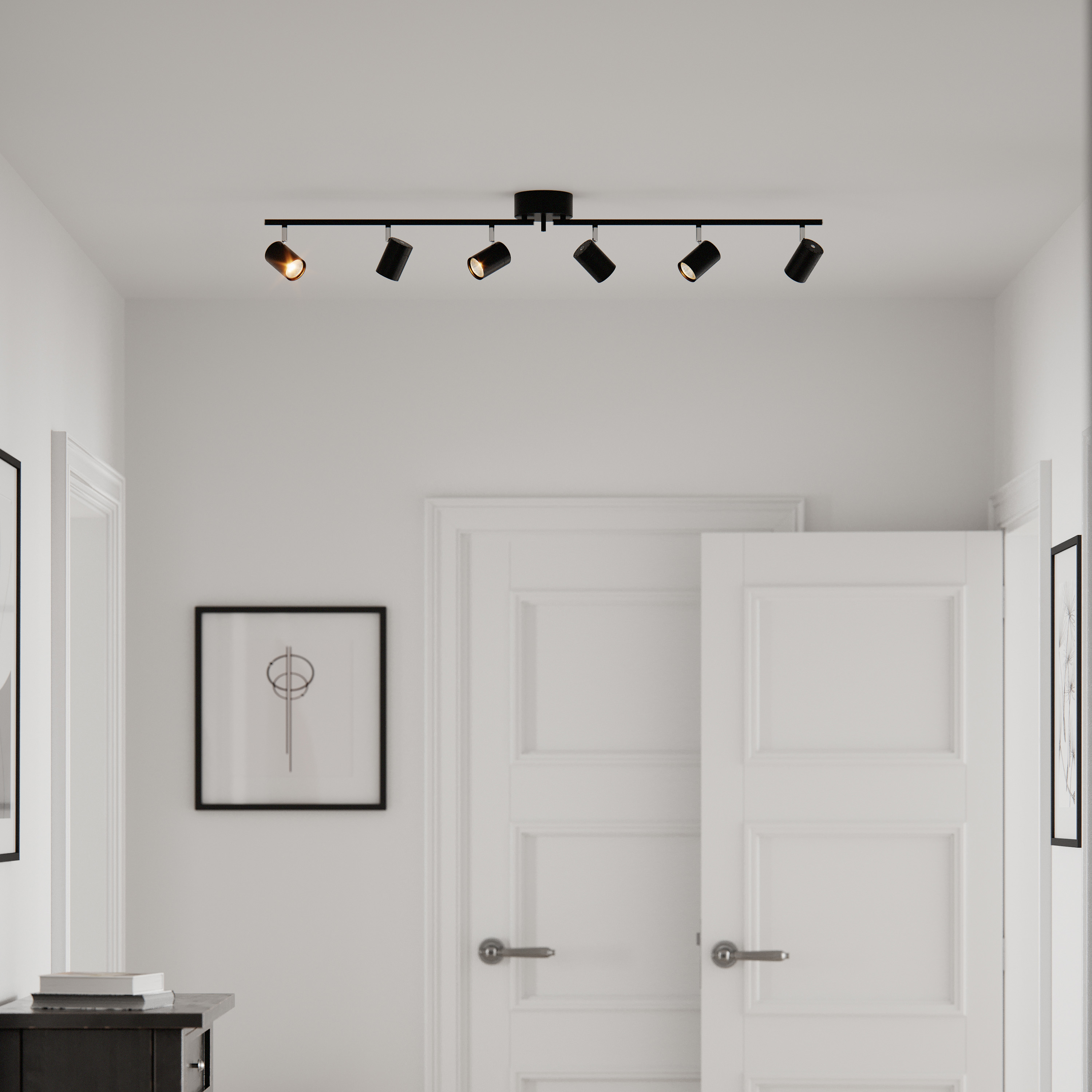 By Rydéns Correct Takspot 6-Låg Matt Svart