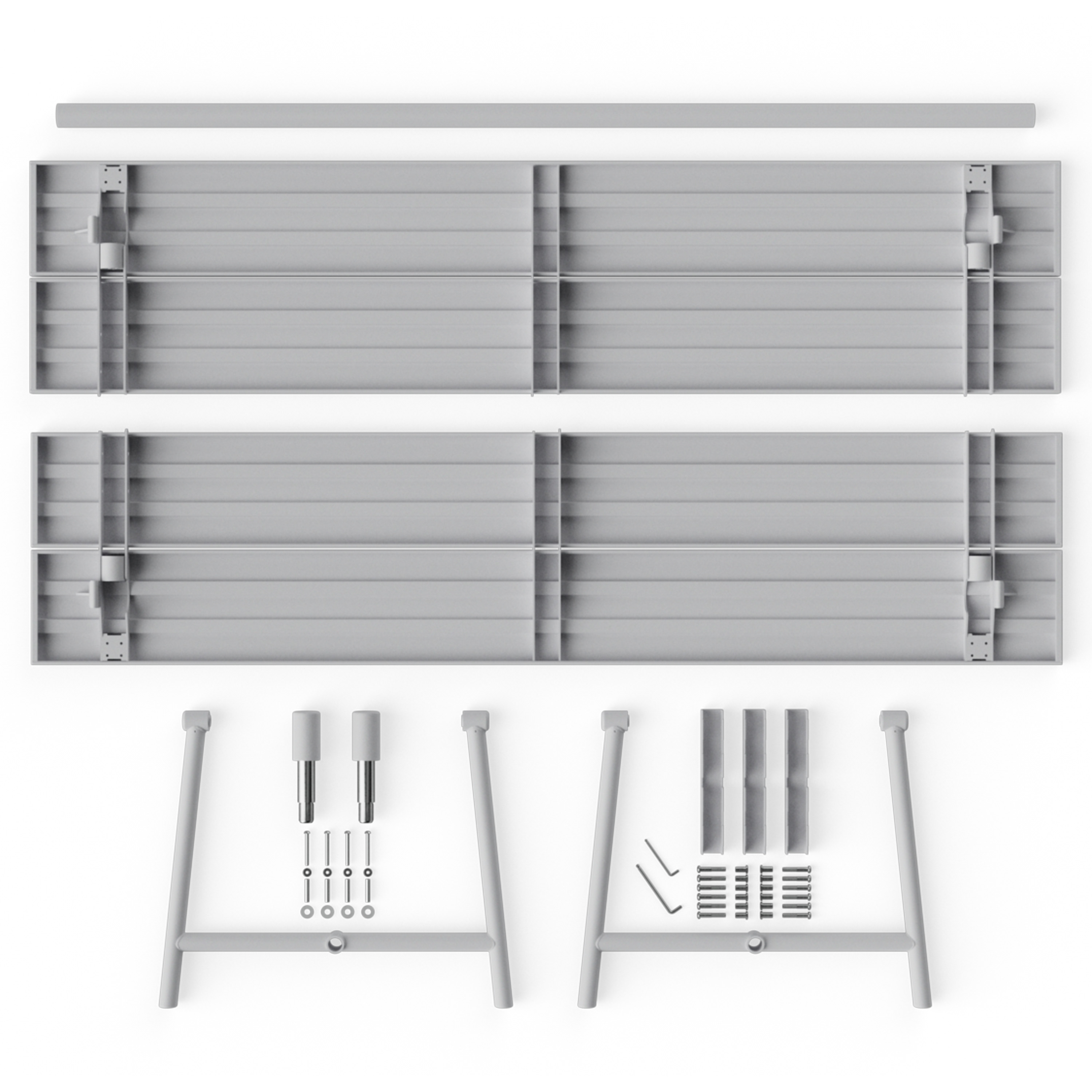 Fatboy Fred's Ruokapöytä Light Grey 220cm