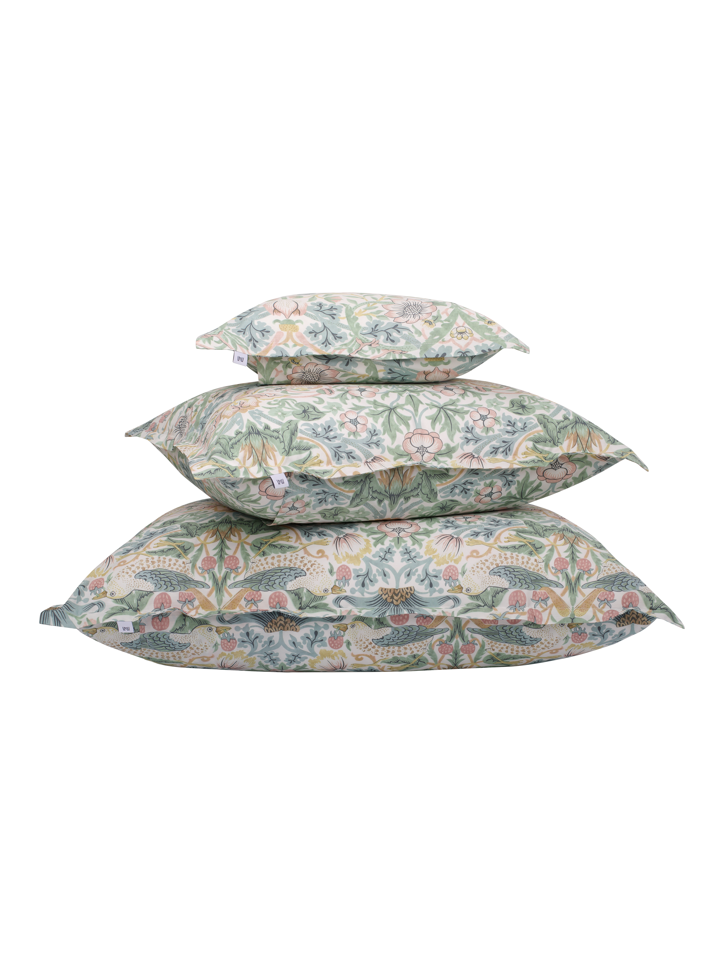 Mille Notti Strawberry Thief Kissenbezug Green/Pink 60x80