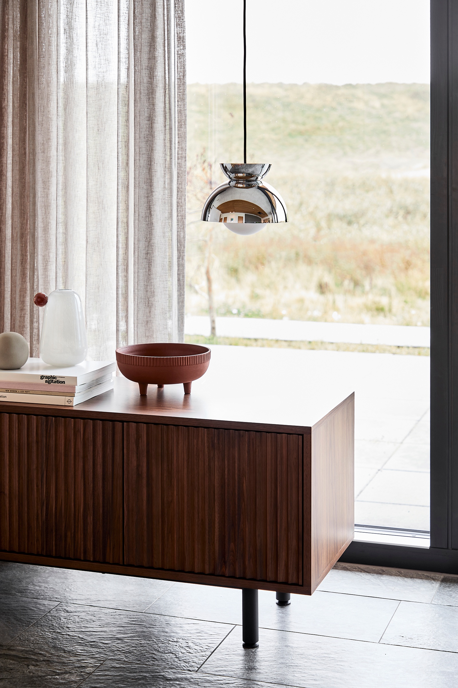 Frandsen Butterfly Taklampa Chrome Ø21