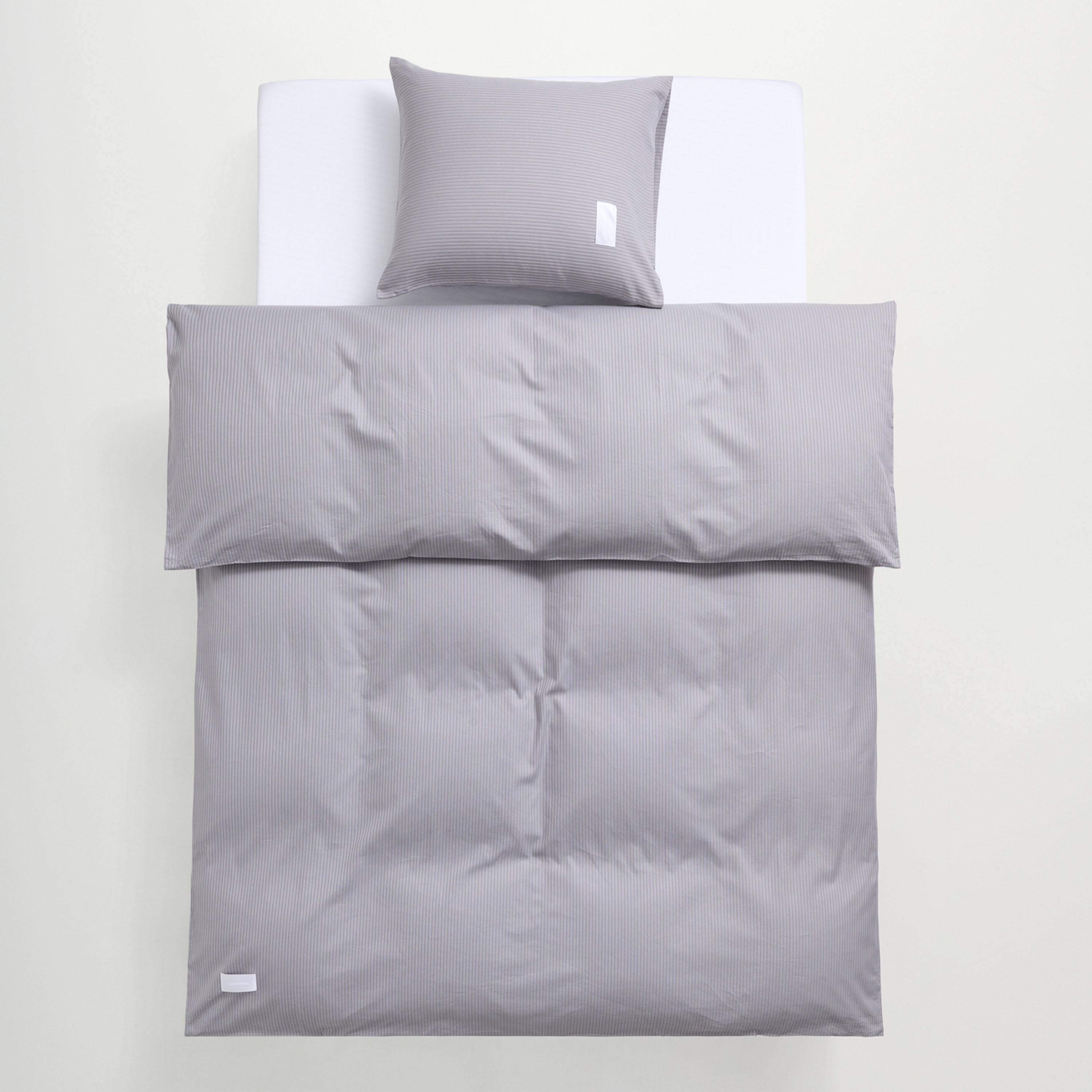 Wall Street Oxford Pussilakana Stripe Dark Grey 150x210 cm