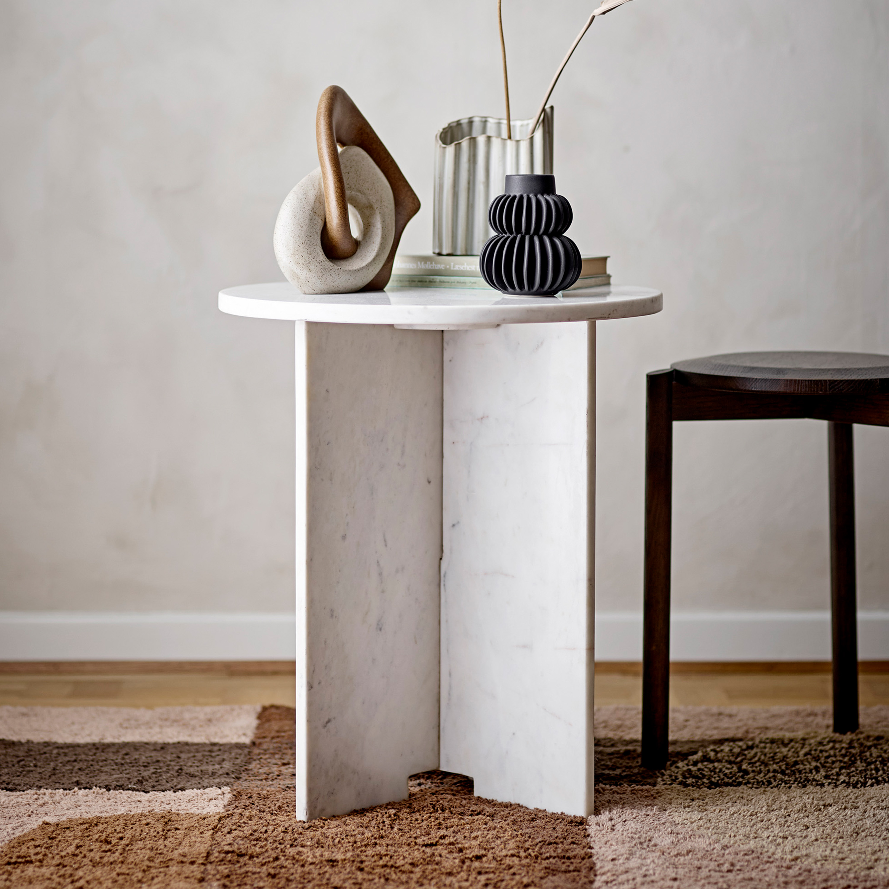 Bloomingville Jasmia Sidobord White 46cm