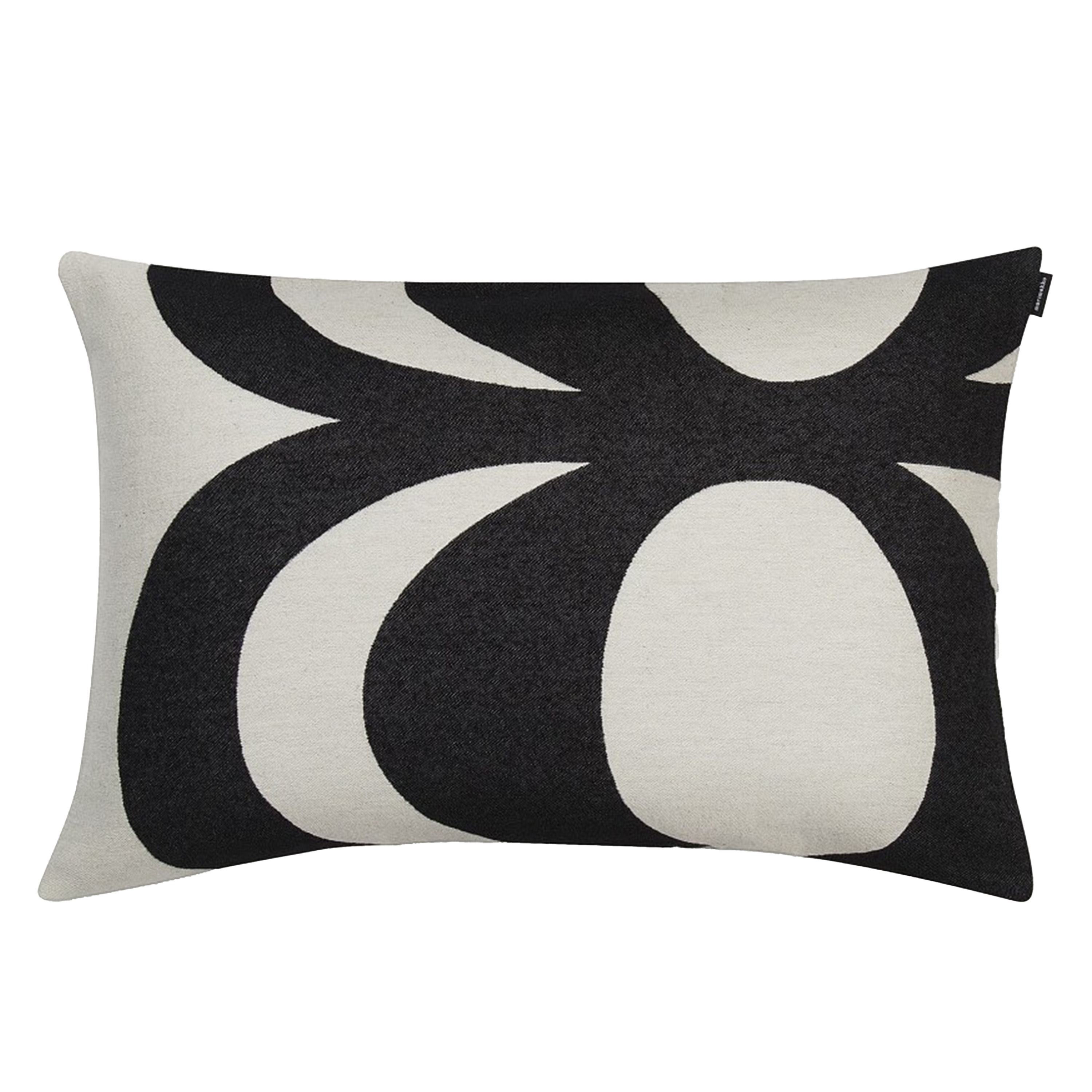 Marimekko - Kaivo Putetrekk Svart / Hvit 40x60 - Dekorativt putetrekk