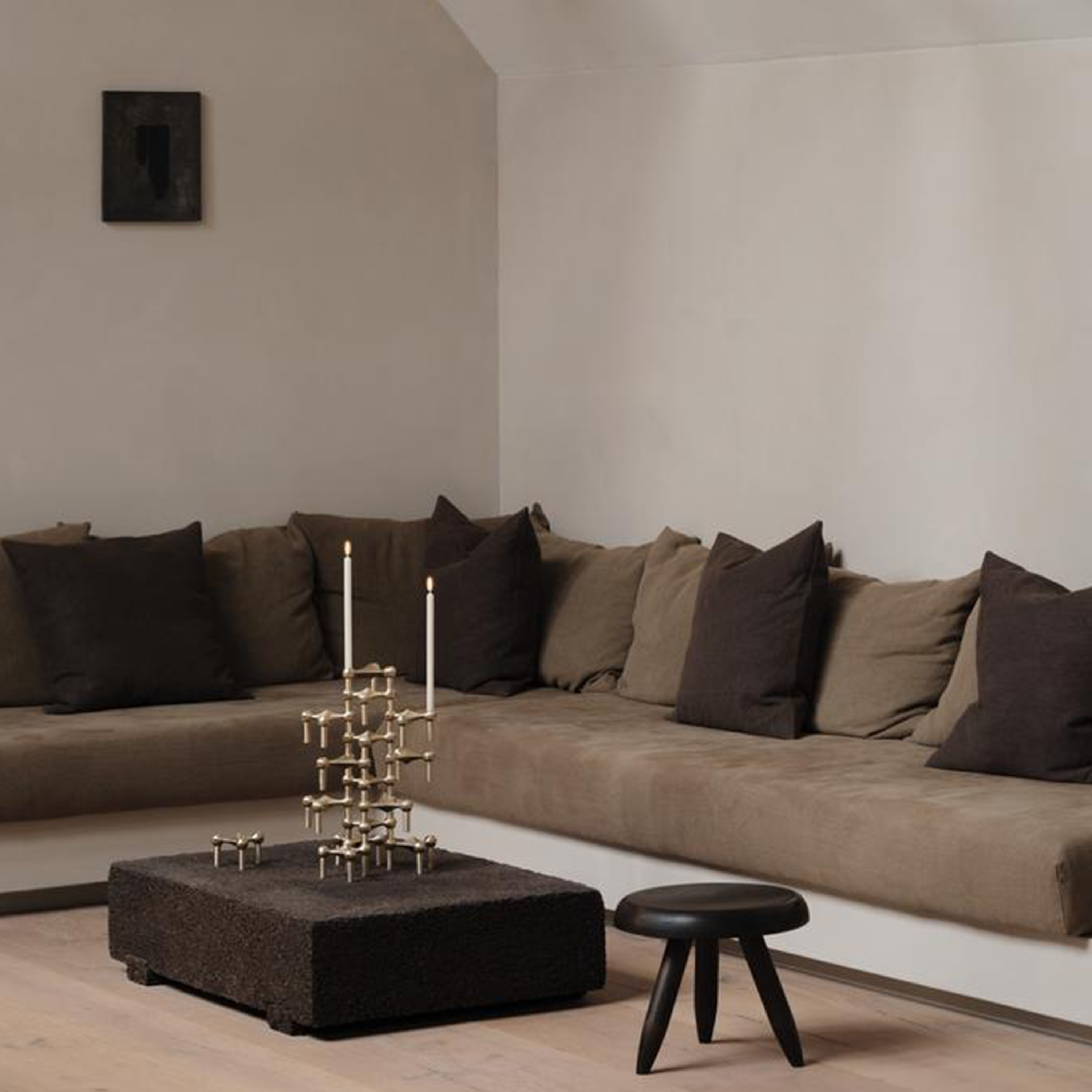 Stoff Nagel Kynttilänjalka Harjattu Messinki