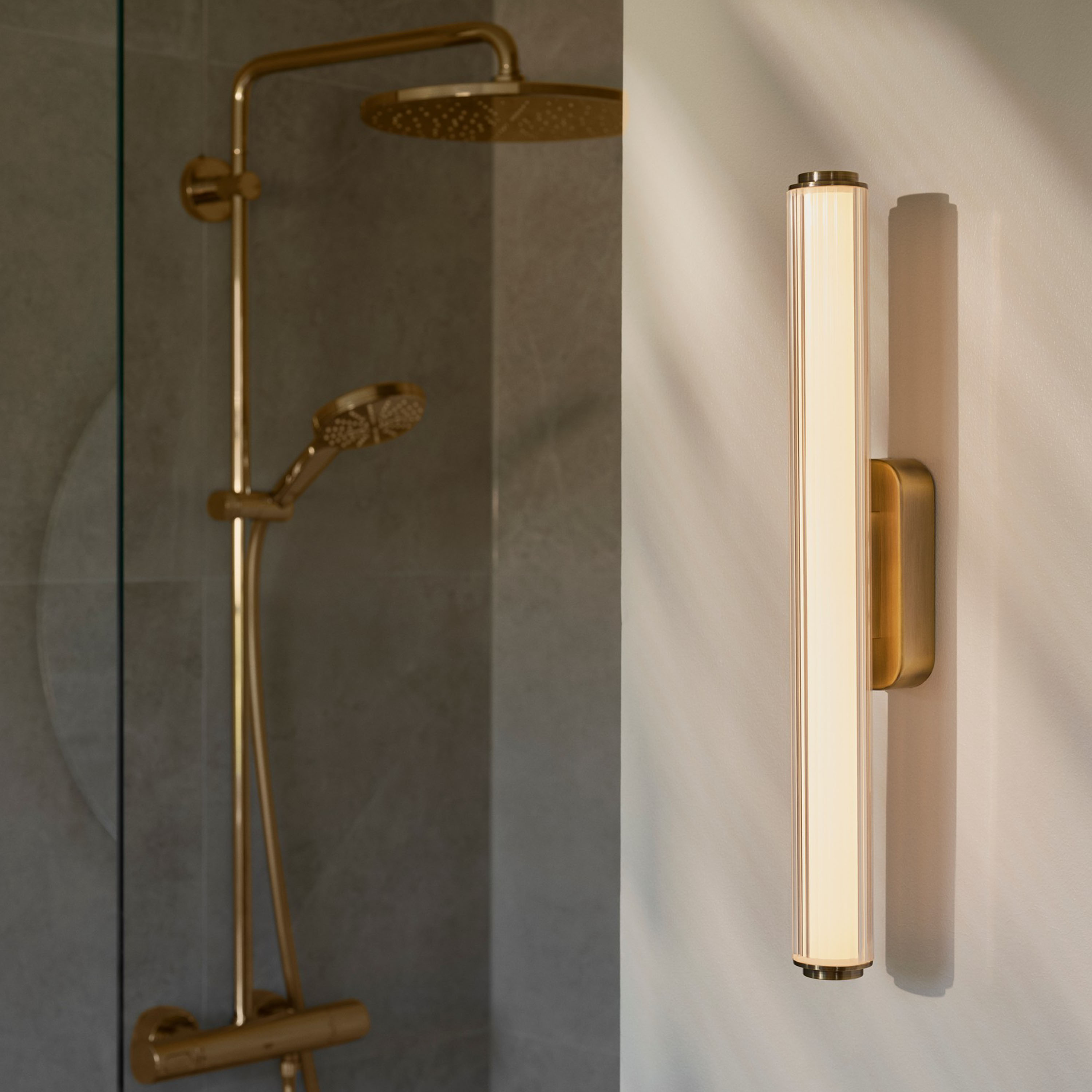 Nordlux Virelle Vägglampa Mässing 50cm