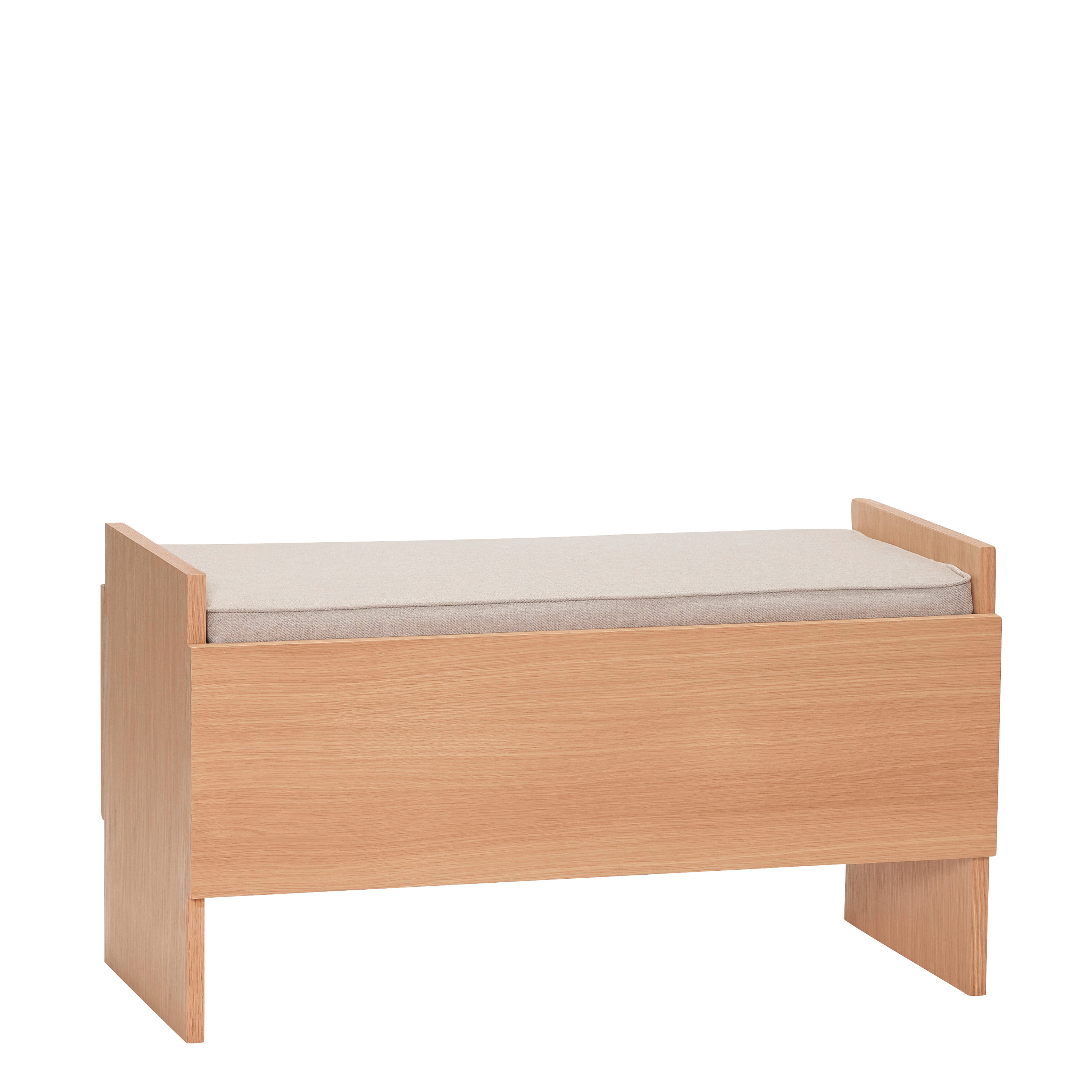 Hübsch - Forma Benk Sand/Naturlig 85cm - Tre  - Benker
