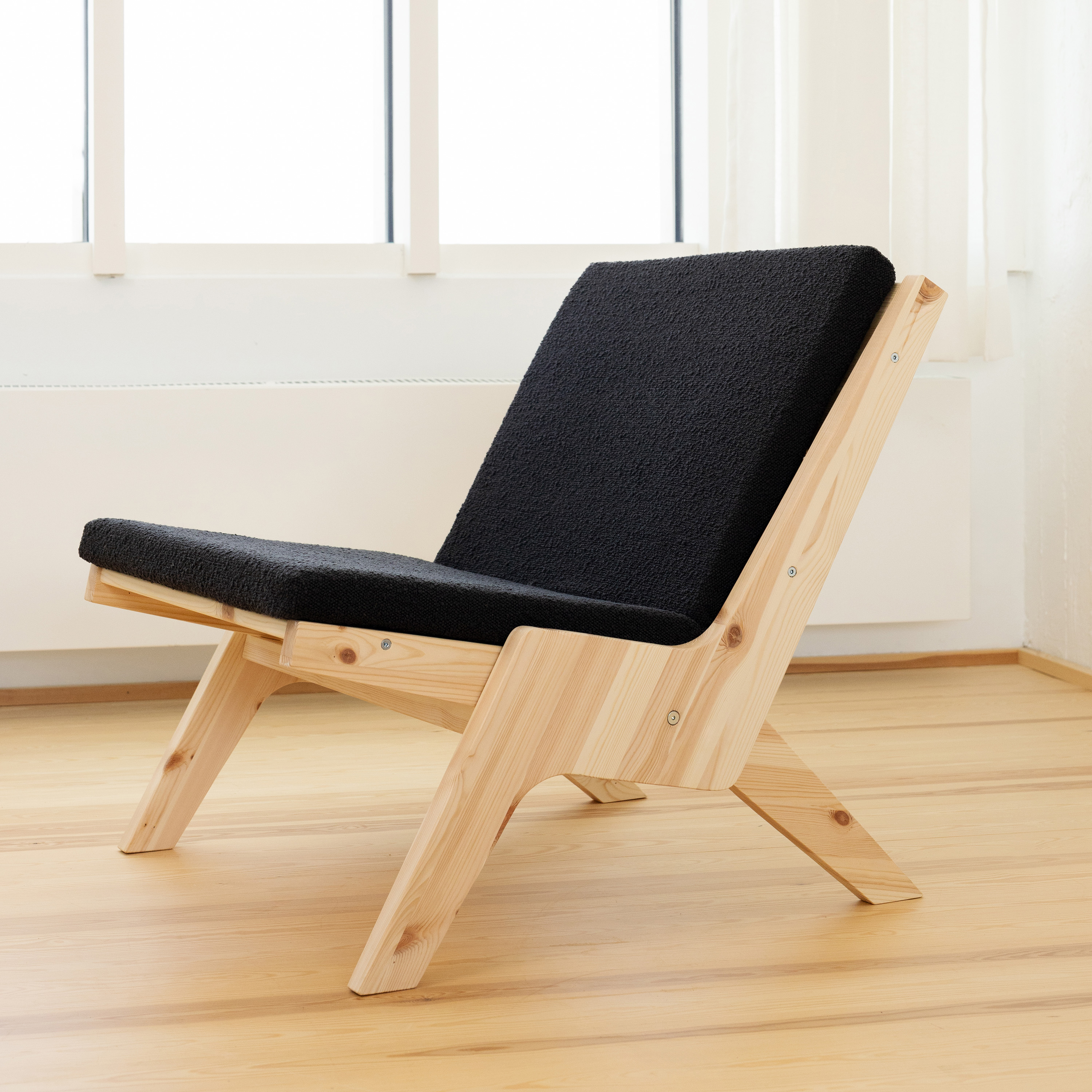 Karup Design Sway Loungestol Natur/Midnight Grey