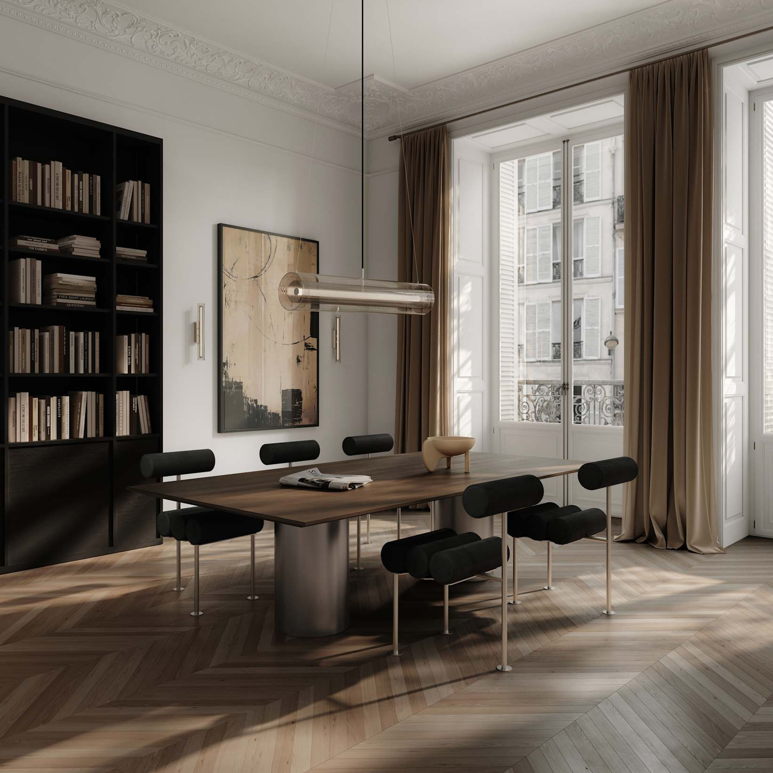 101 Copenhagen Frame Taklampa Fat Chrome