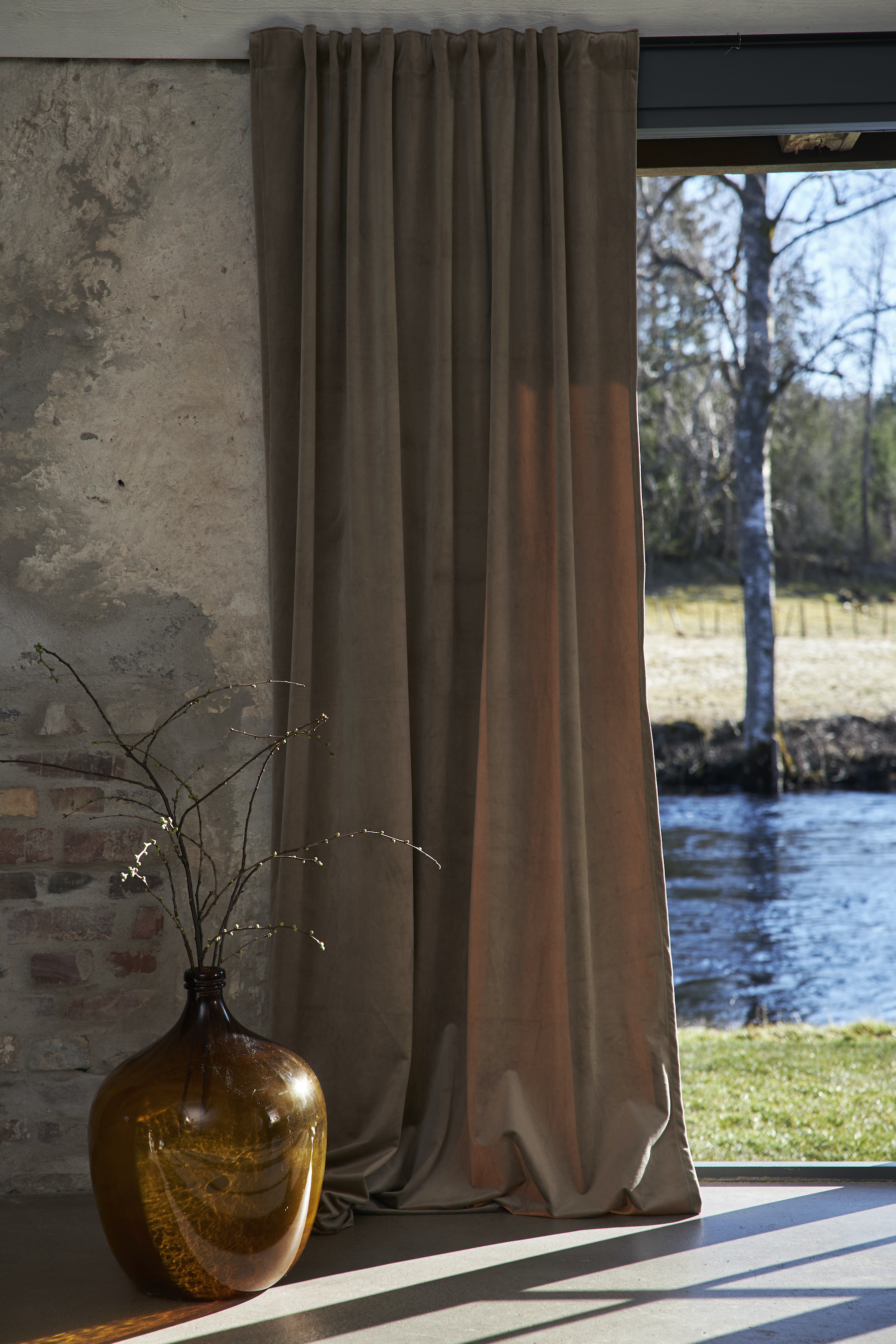 Jakobsdals Anna Samtvorhang Beige 280cm