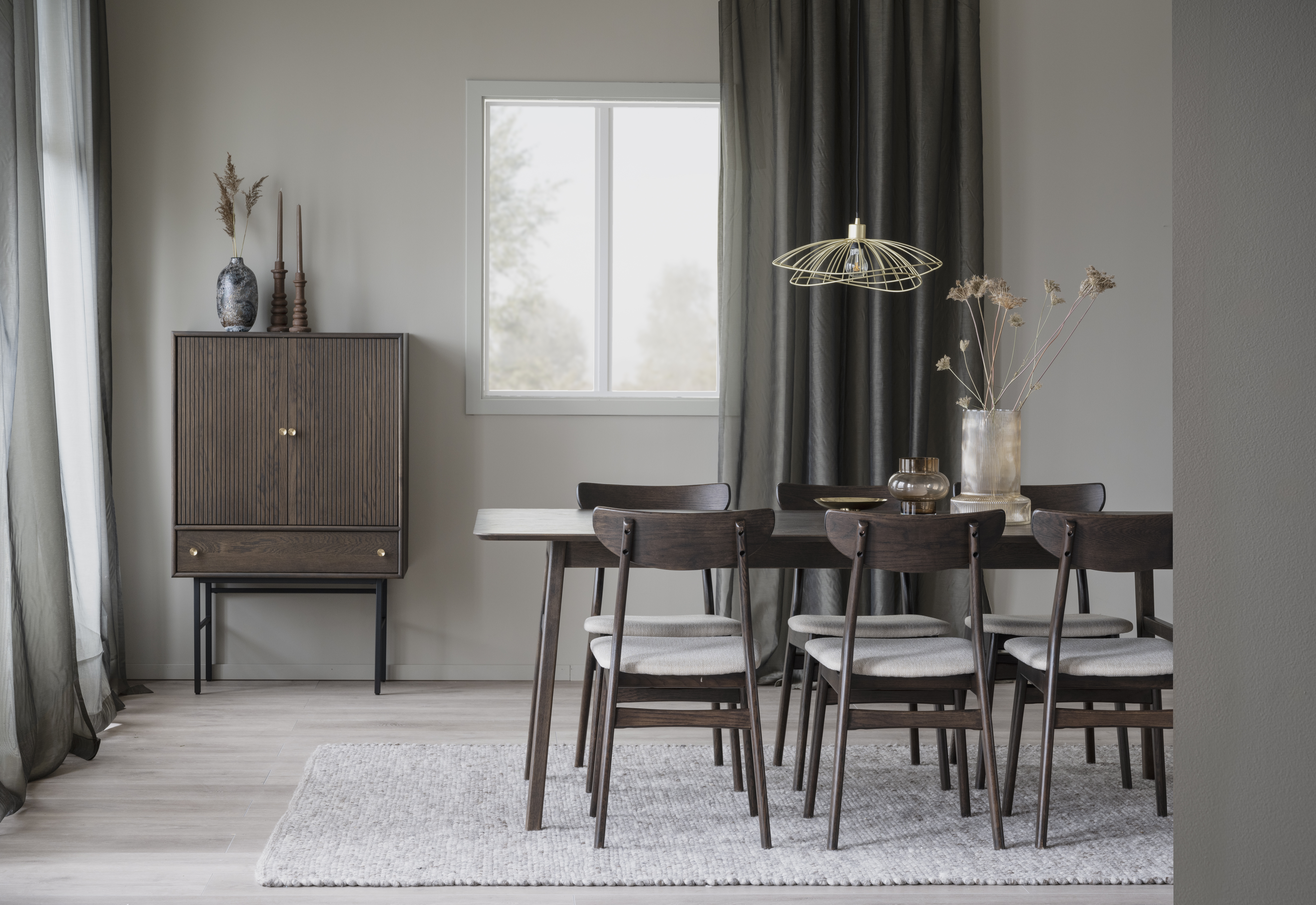 Rowico Home Nagano Esstisch Braun 205cm