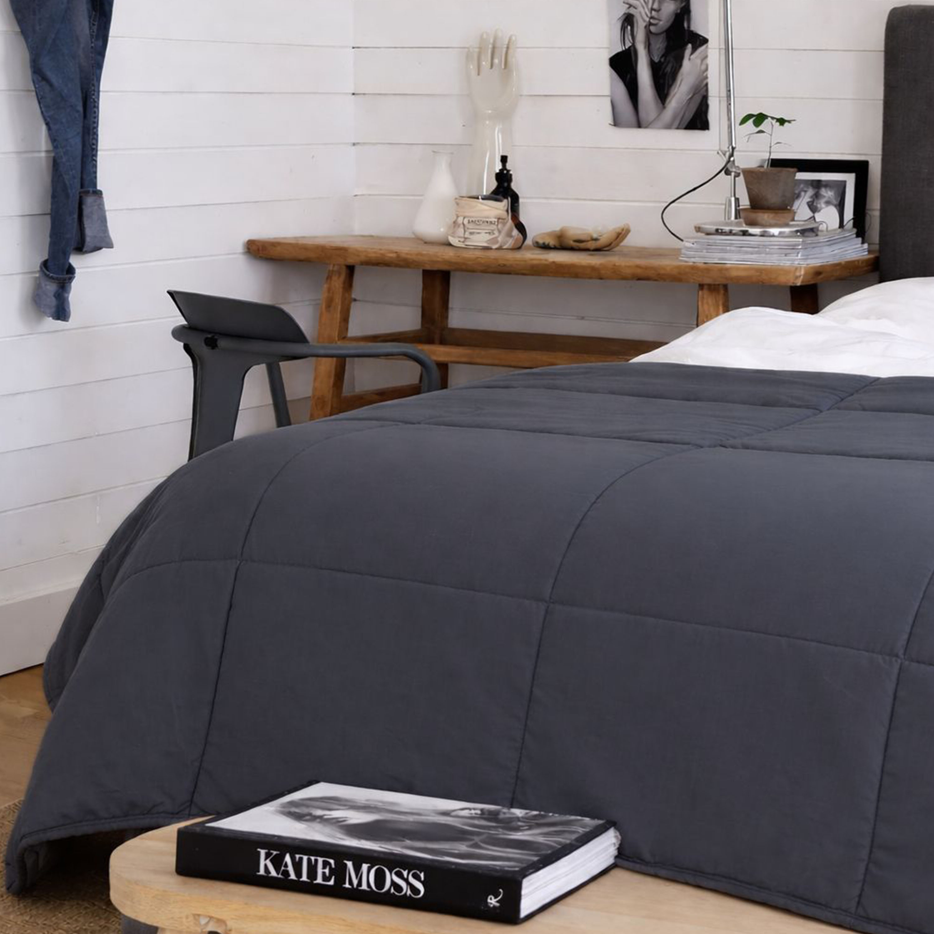 Beach House Company Jersey Överkast Smoke Dubbel