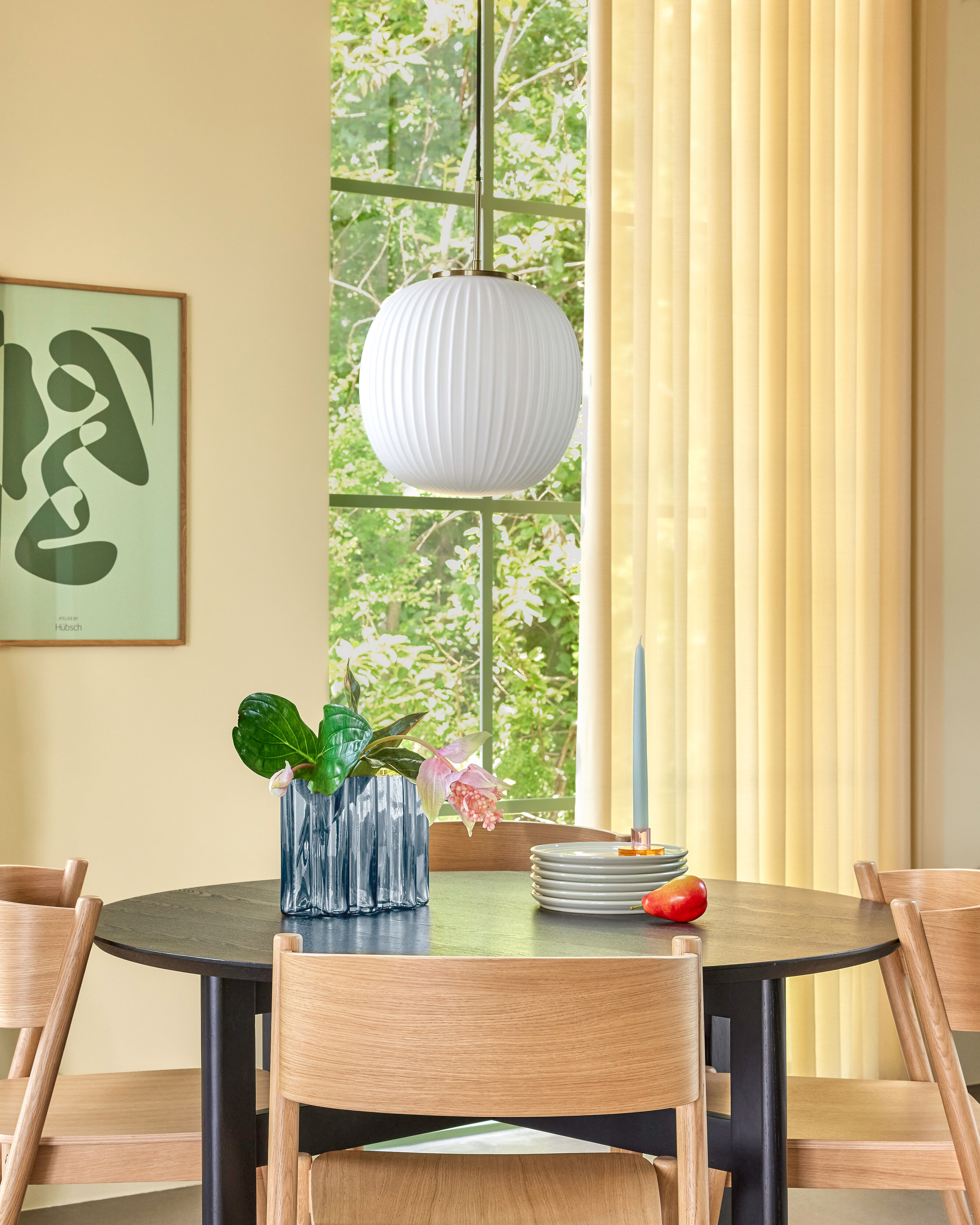 Hübsch Umber Vas Blå