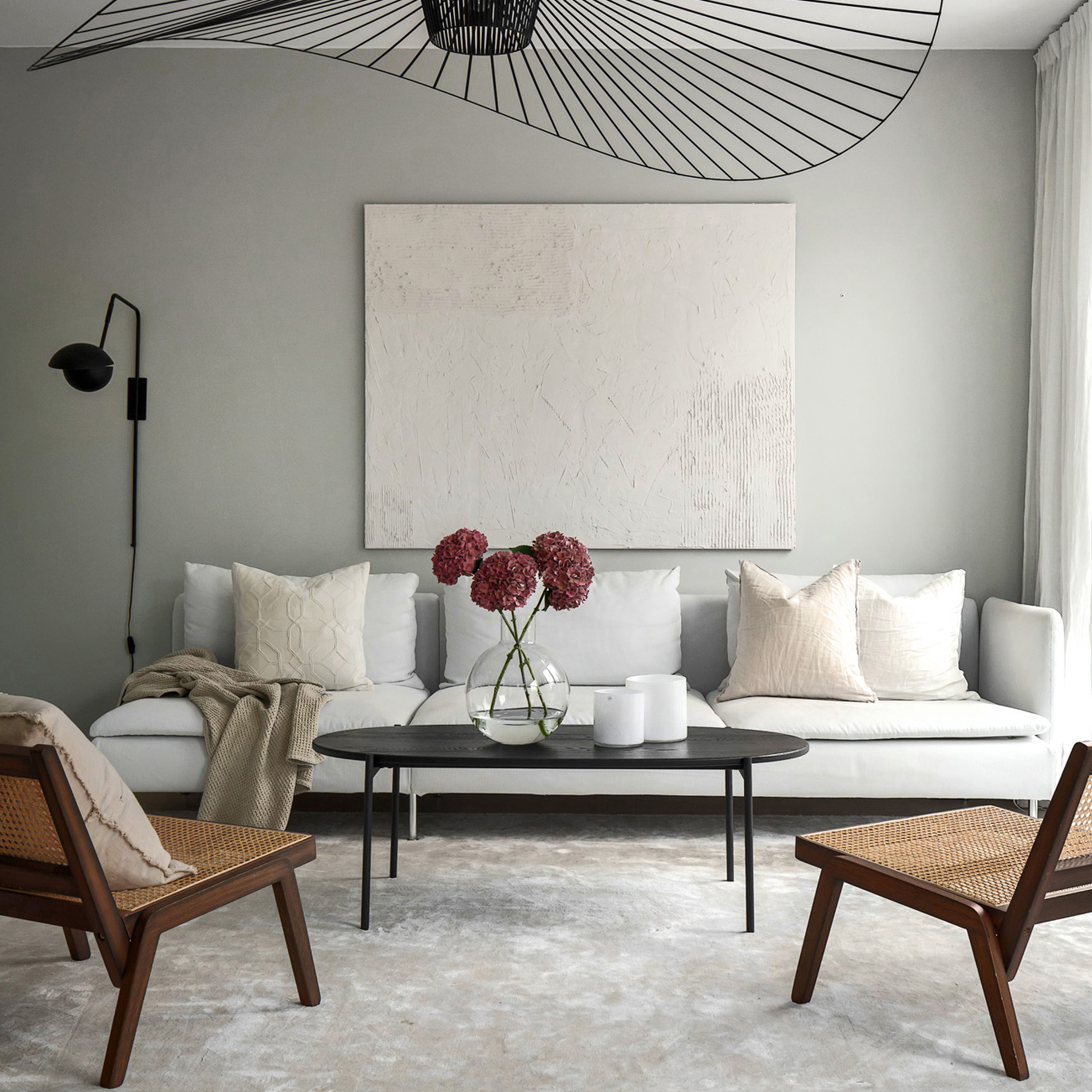 Rowico Home Skye Soffbord Svart 120x60