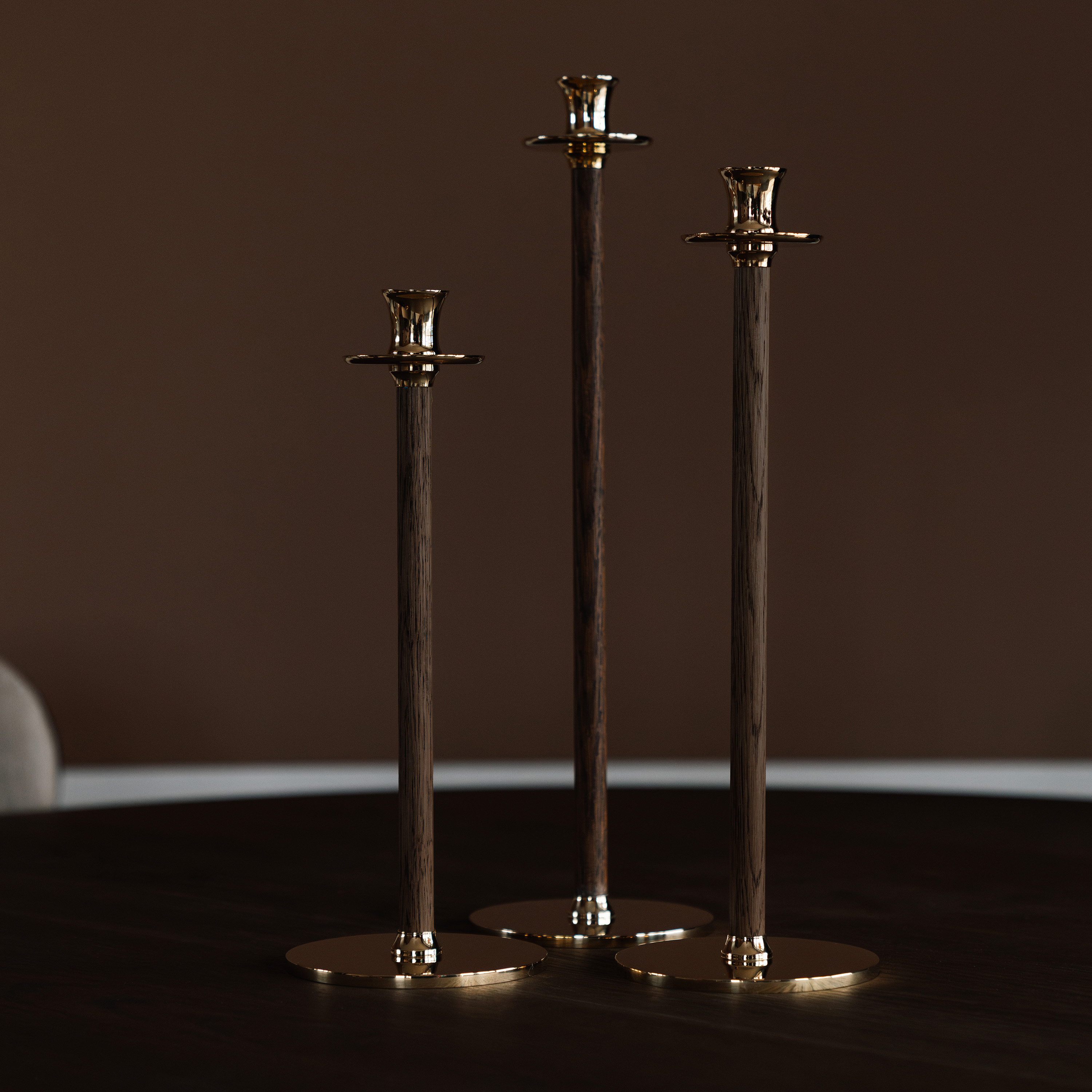 Hilke Collection Ljusstake Alto Basso Guld 30cm