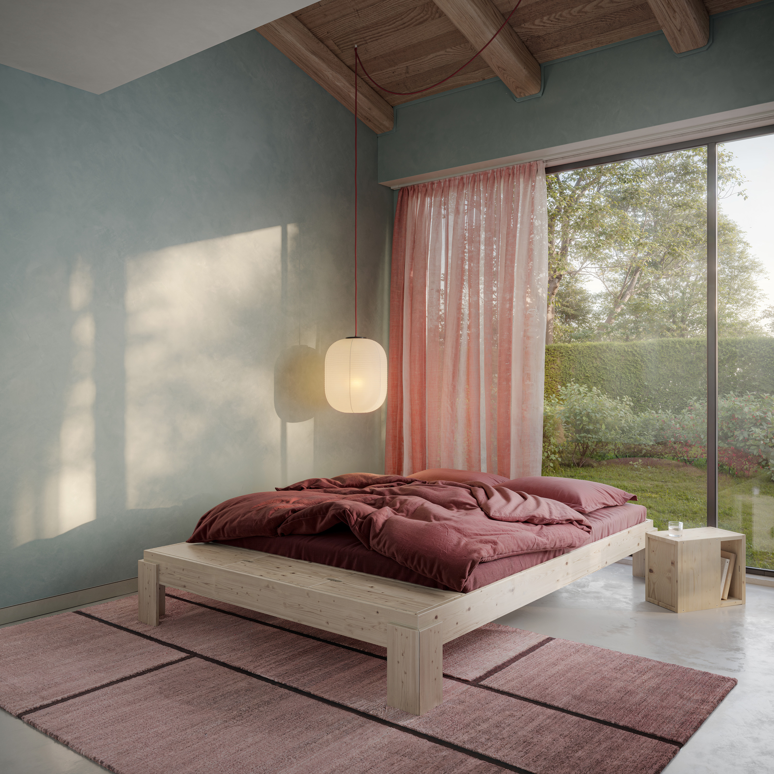 Karup Design Layers Sängynrunko Penkillä Luonnonväri 160x200