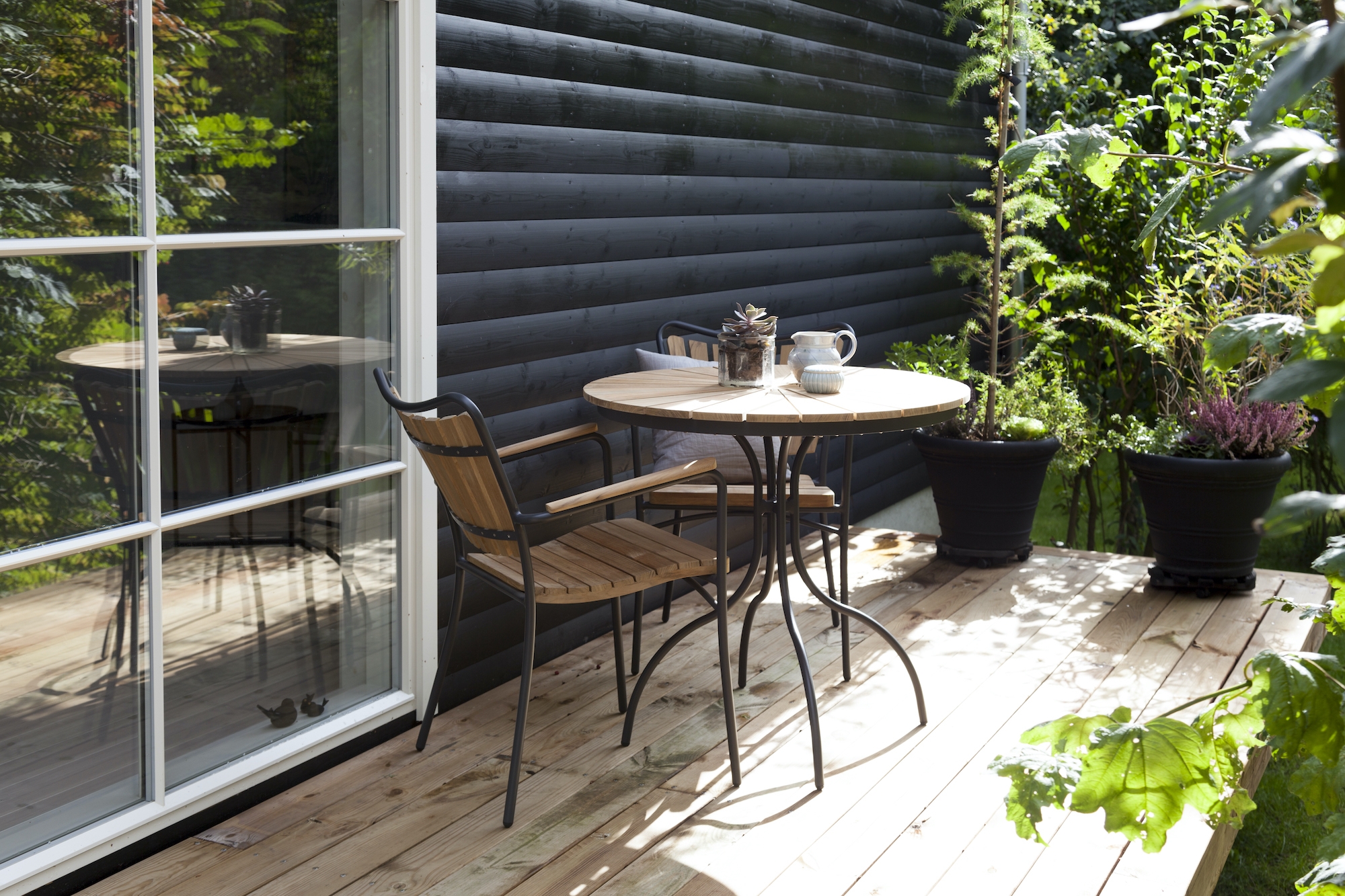 Cinas Ellen Cafebord Antracit Ø80