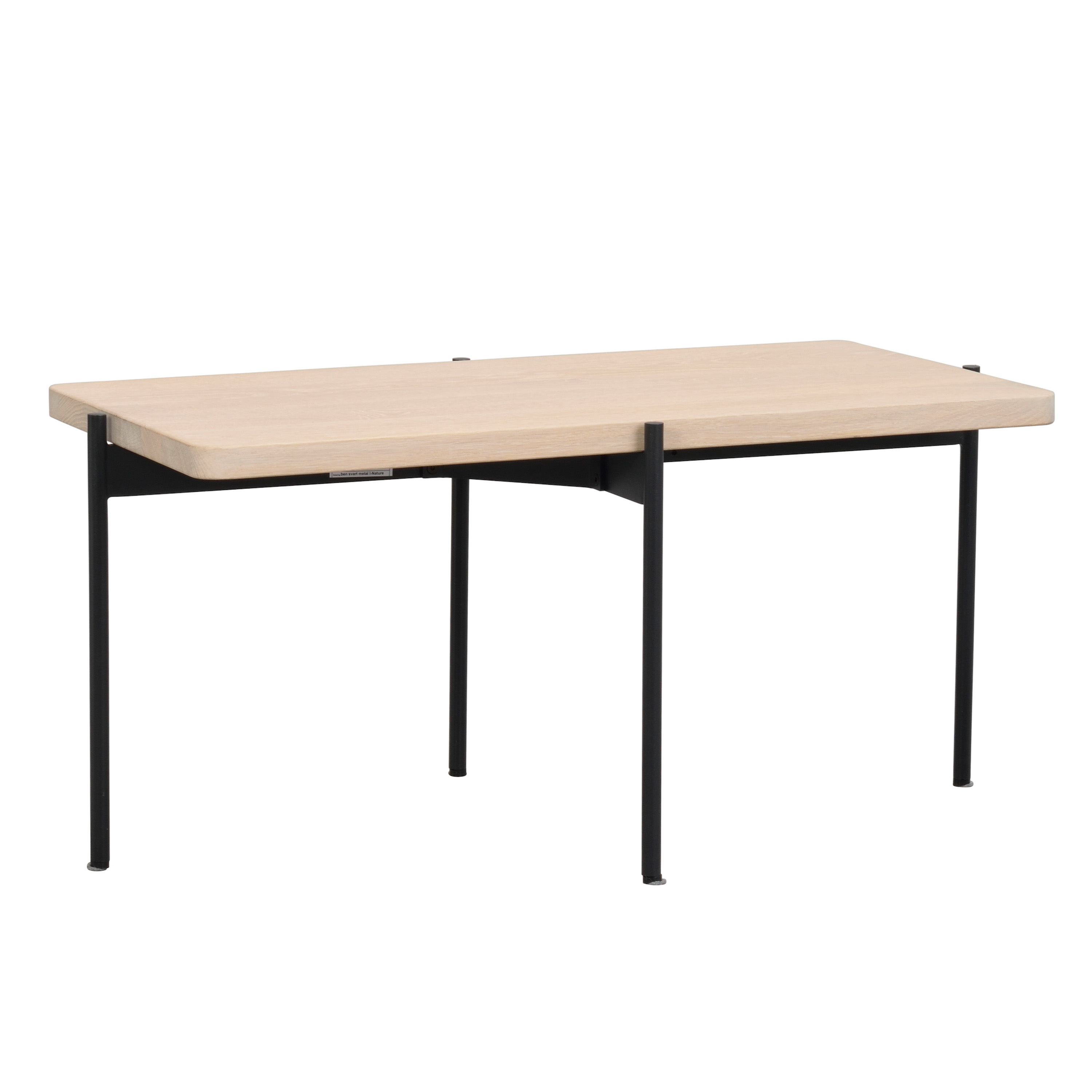 Rowico Home - Shelton Soffbord Vitpigmenterad/Svart 95x50cm