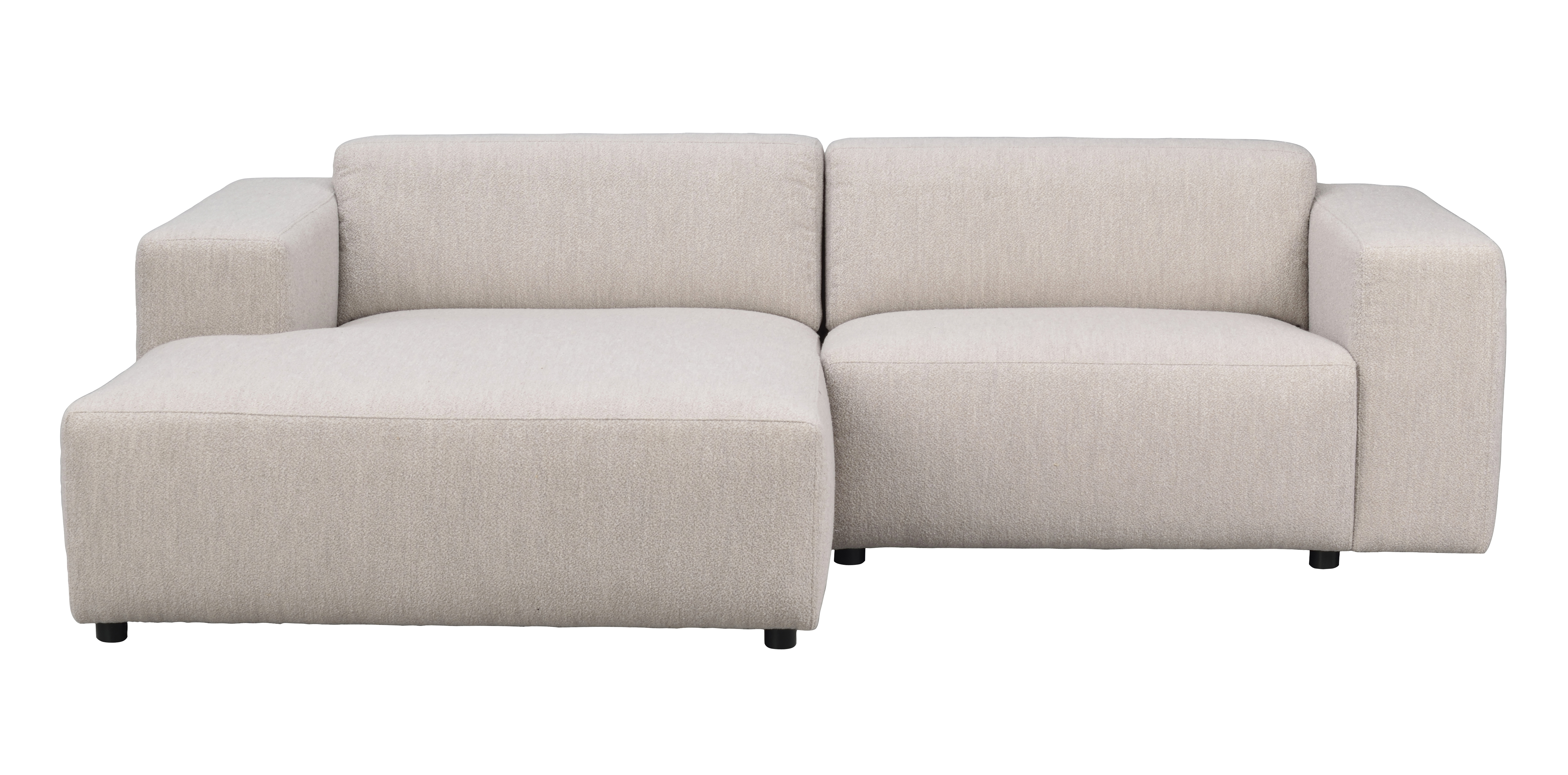 Willard 3-Sitzer Sofa Chaiselongue Links Hellbeige