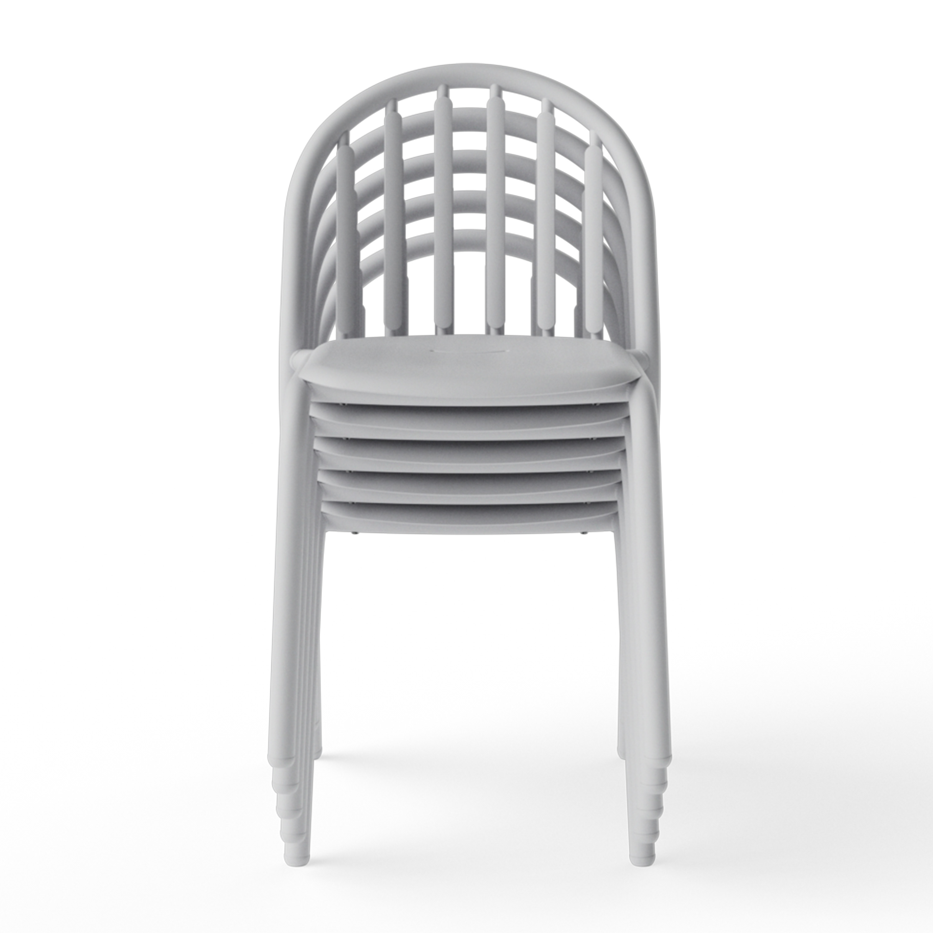 Fatboy Fred's Essstuhl Light Grey 2er-Pack