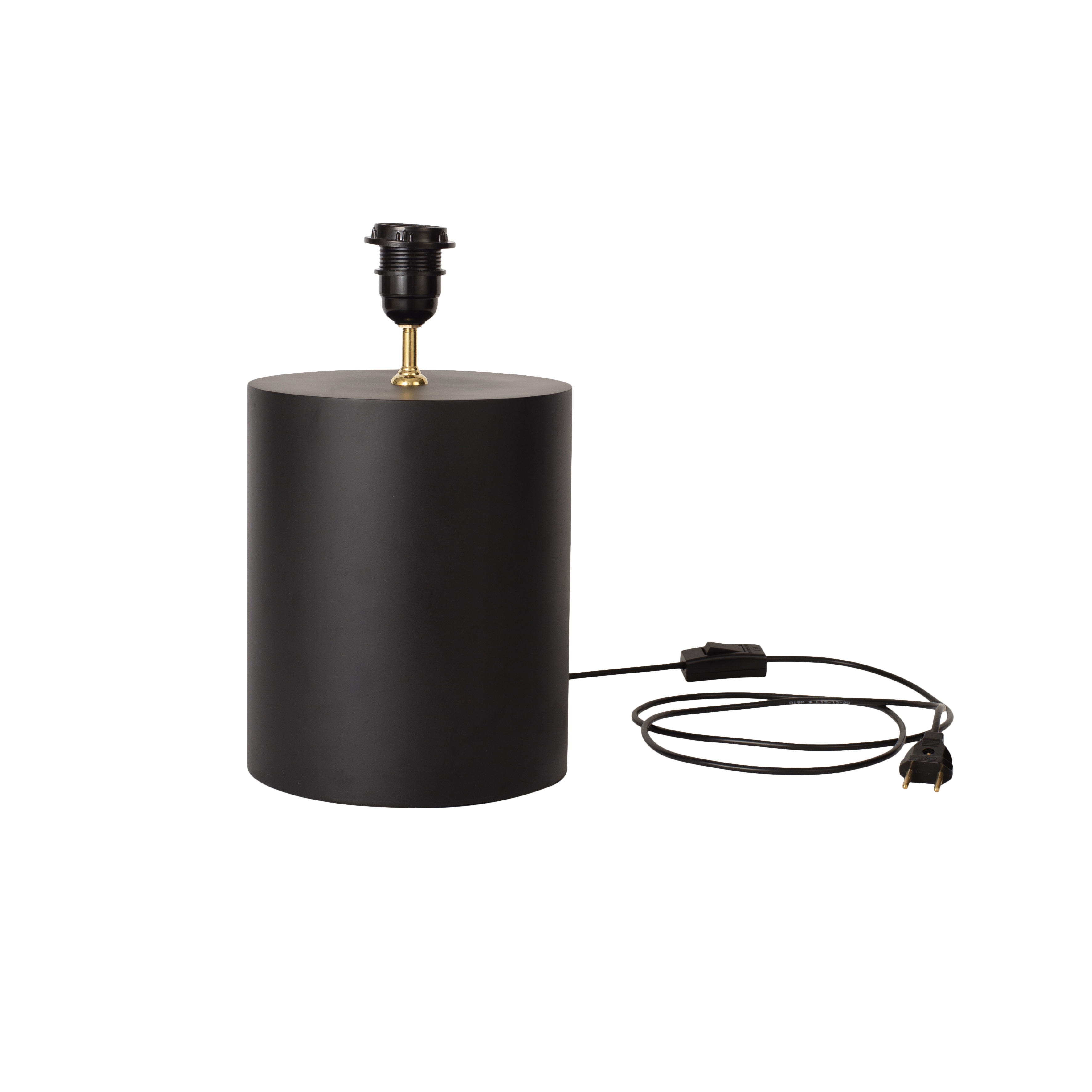 Oi Soi Oi - Round Lampfot Fat Matte Black 24cm - Svart