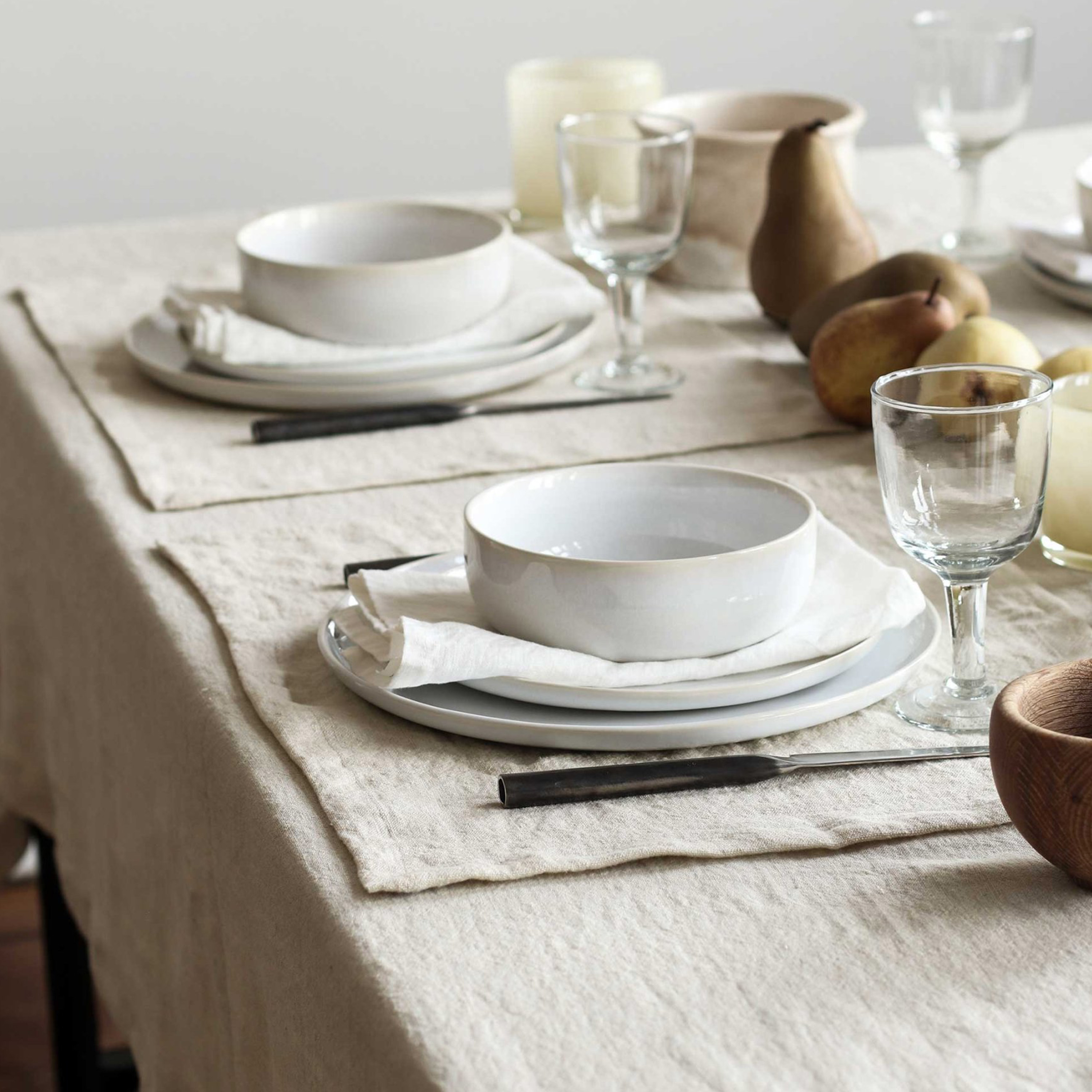 Tell me more Marion Pellavapöytäliina Wheat 145 x 270