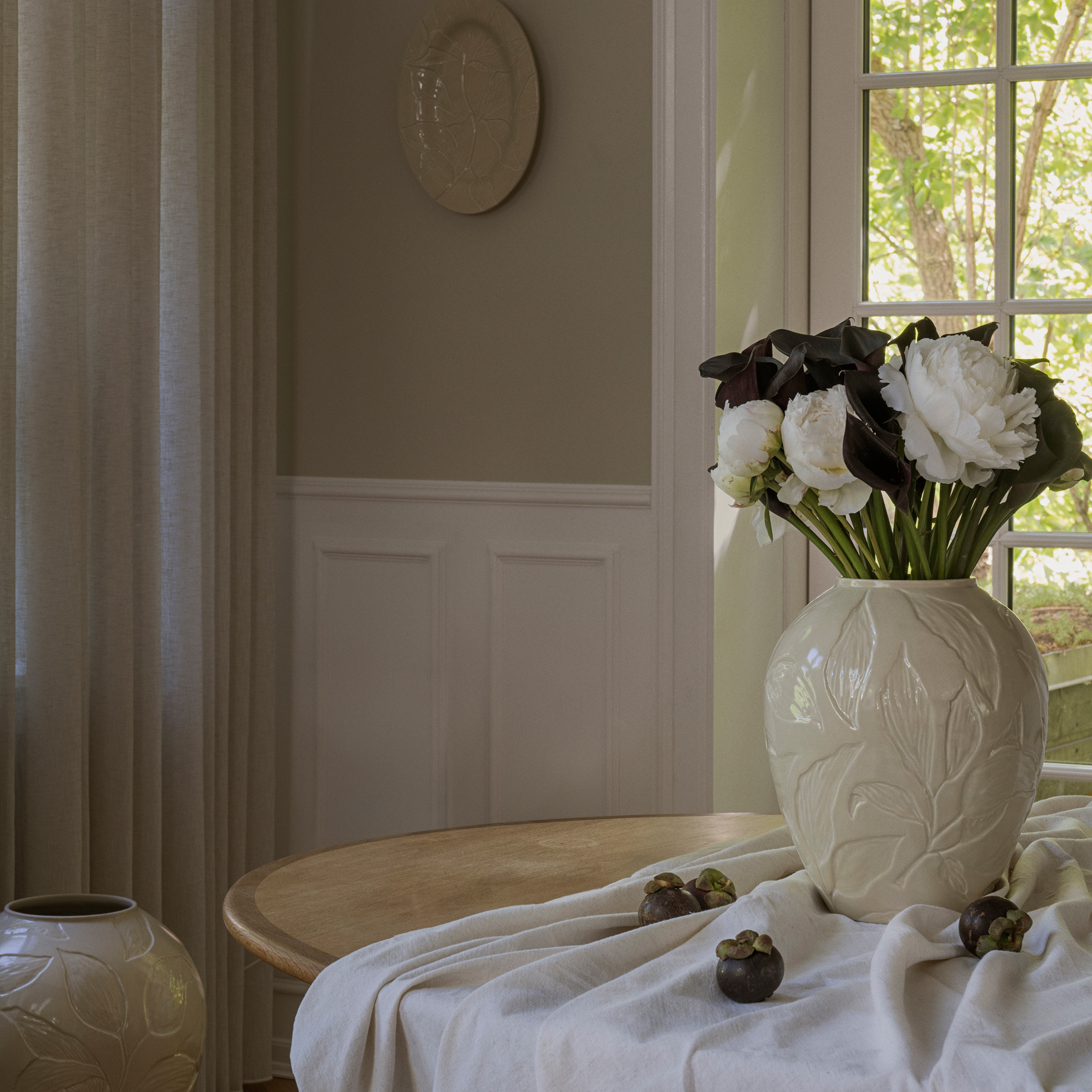 Bergs Potter Florita Vase glasiert Sandstone 30 cm