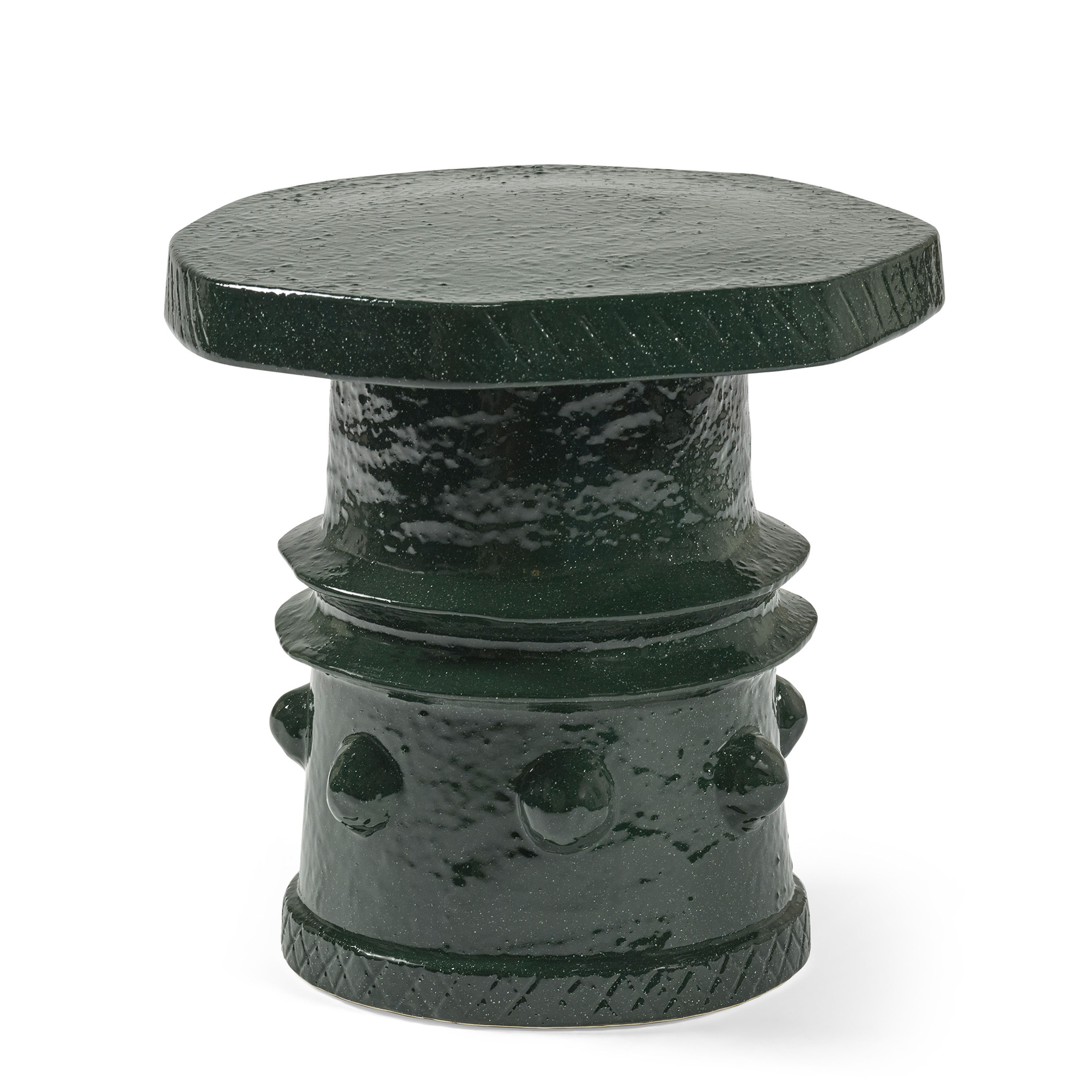 Clara 08 Sidobord Dark Green